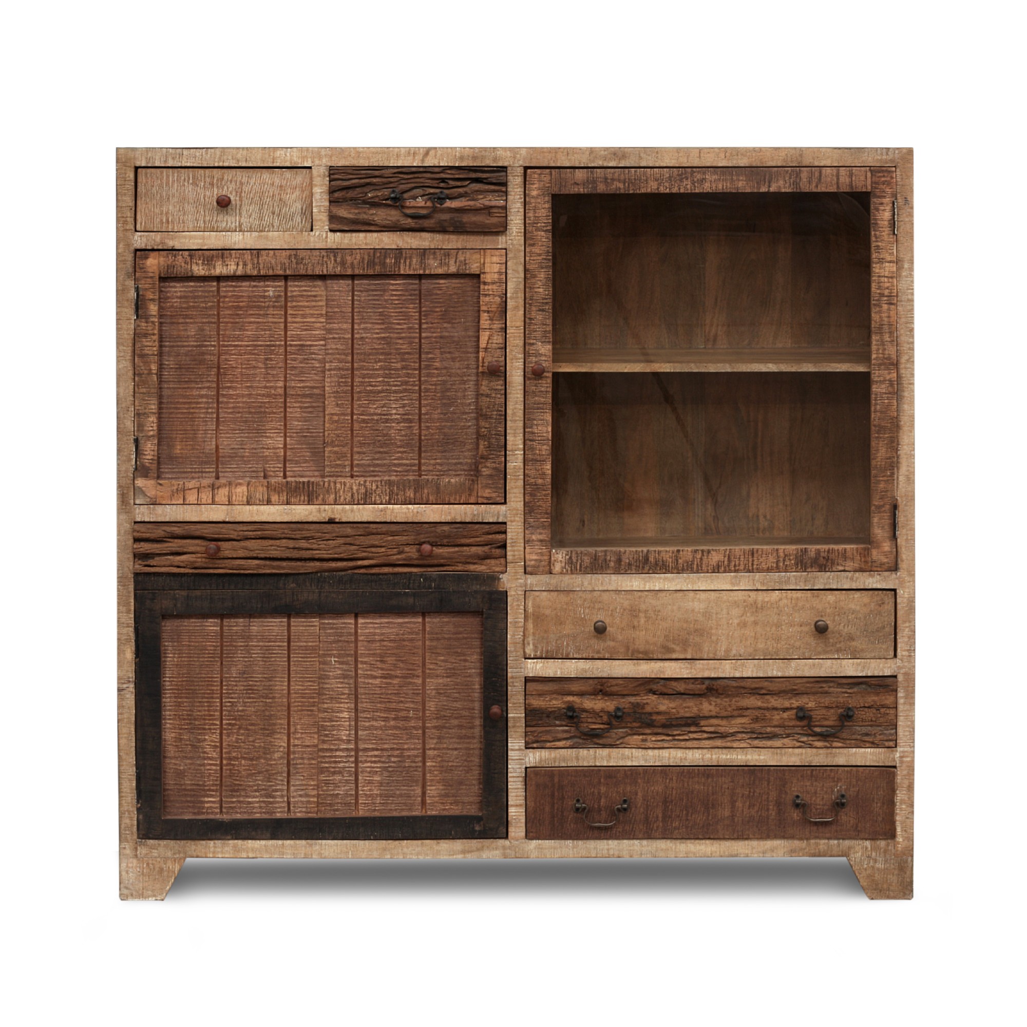 Highboard 'Codol', natur, B 149 cm, H 148 cm, T 40 cm