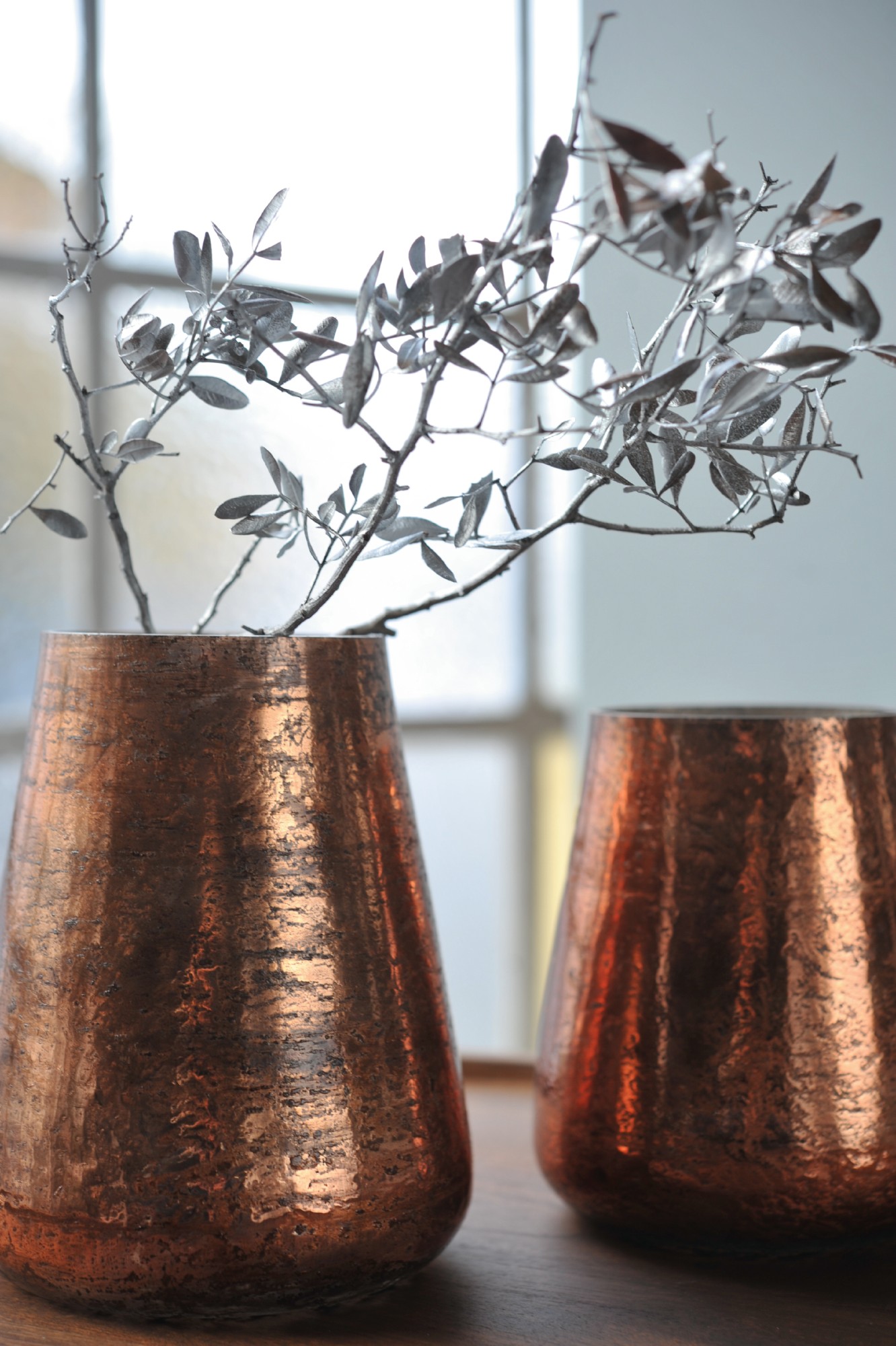 Windlicht 'Cuivre', kupfer, Ø 14 cm, H 16 cm