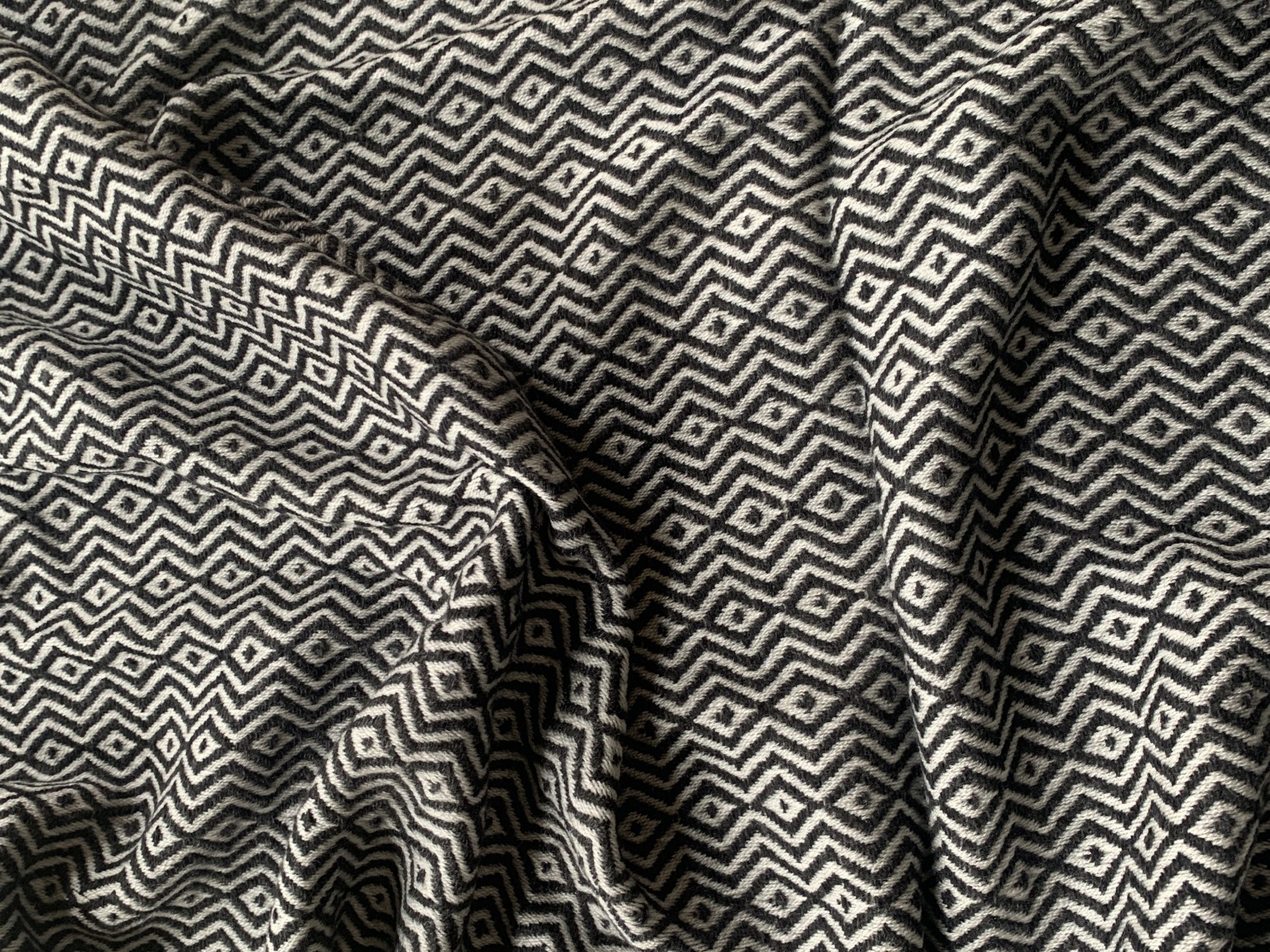 Wolldecke 'Diamond Grey', B 135 cm, L 270 cm