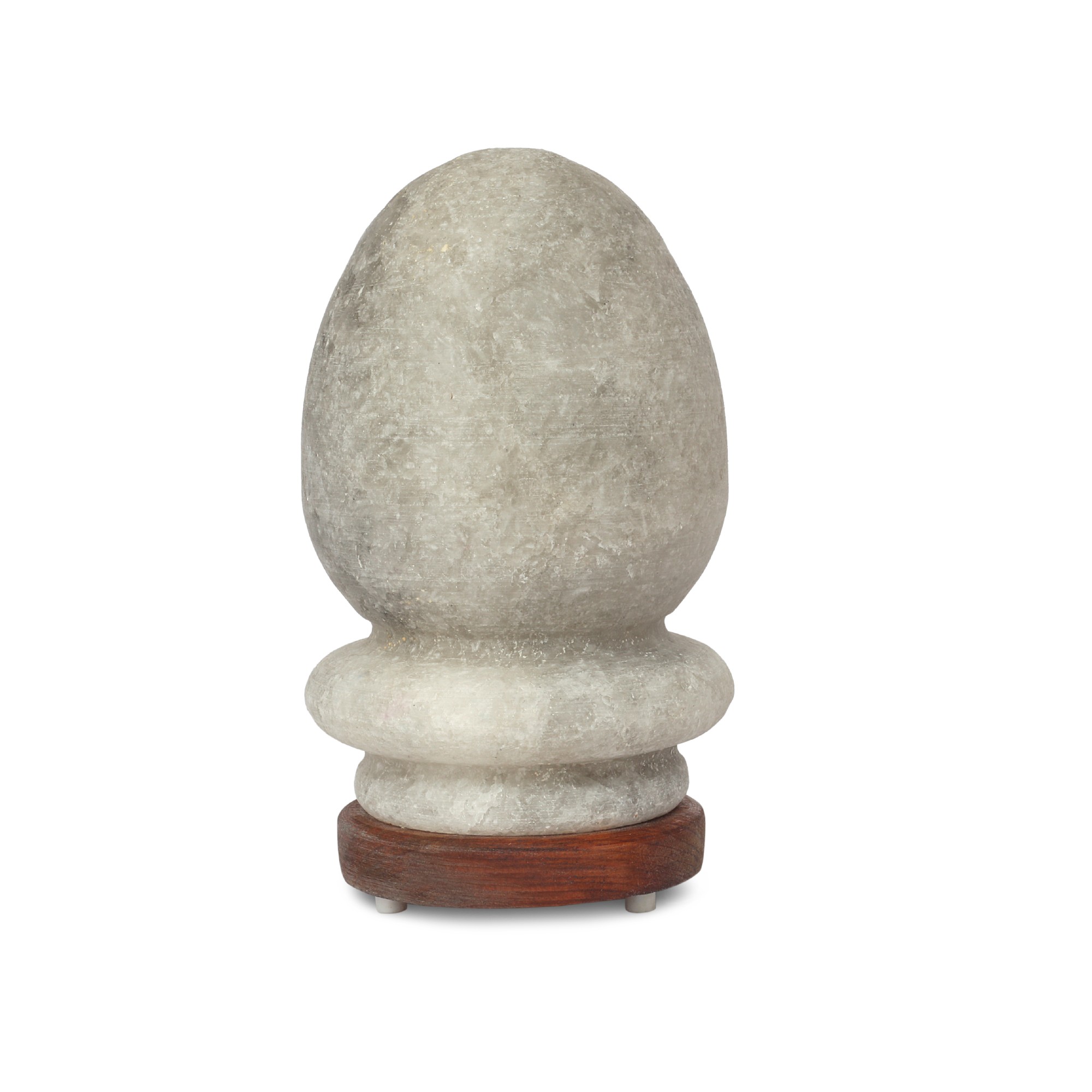 Salzlampe 'Koni', grau, B 14 cm, H 23 cm, T 14 cm