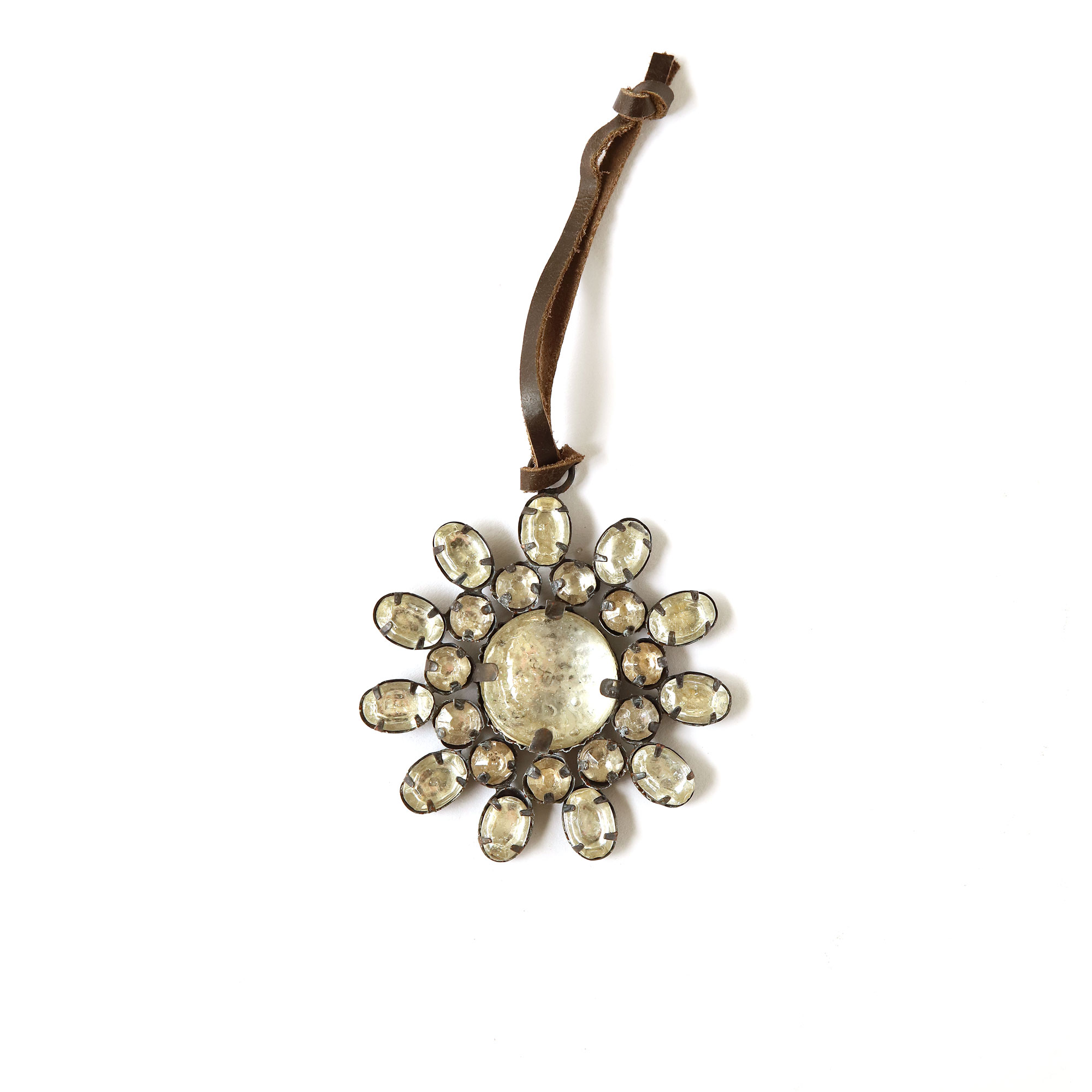 Ornament aus Glassteinen, Ø 7,5 cm
