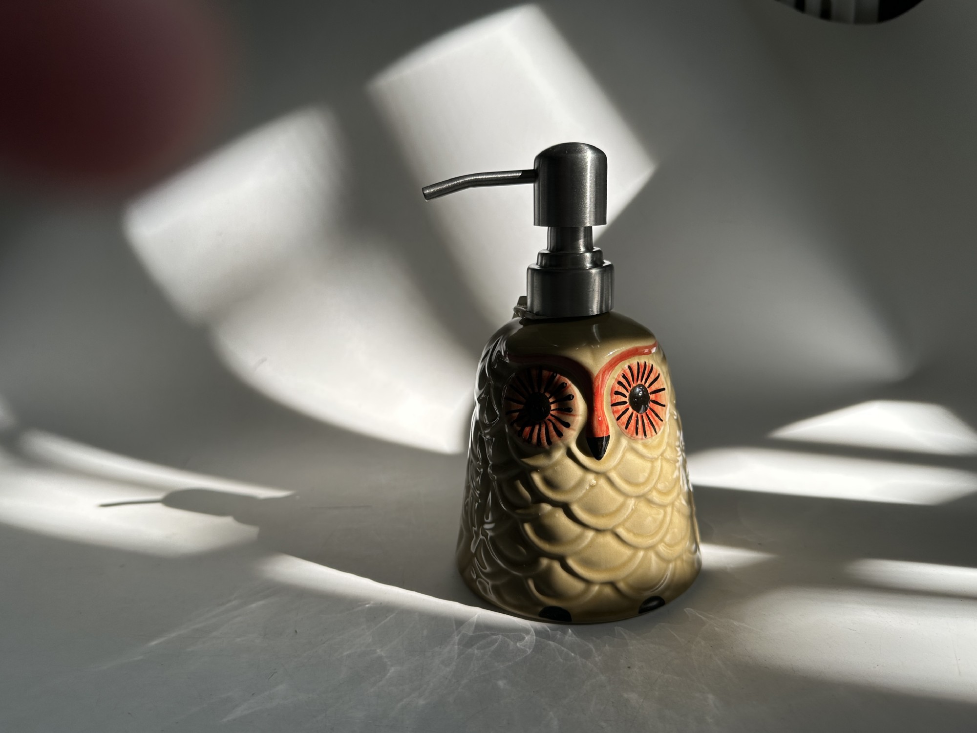 Seifenspender 'Eule', Ø 9,5 cm, 18 cm