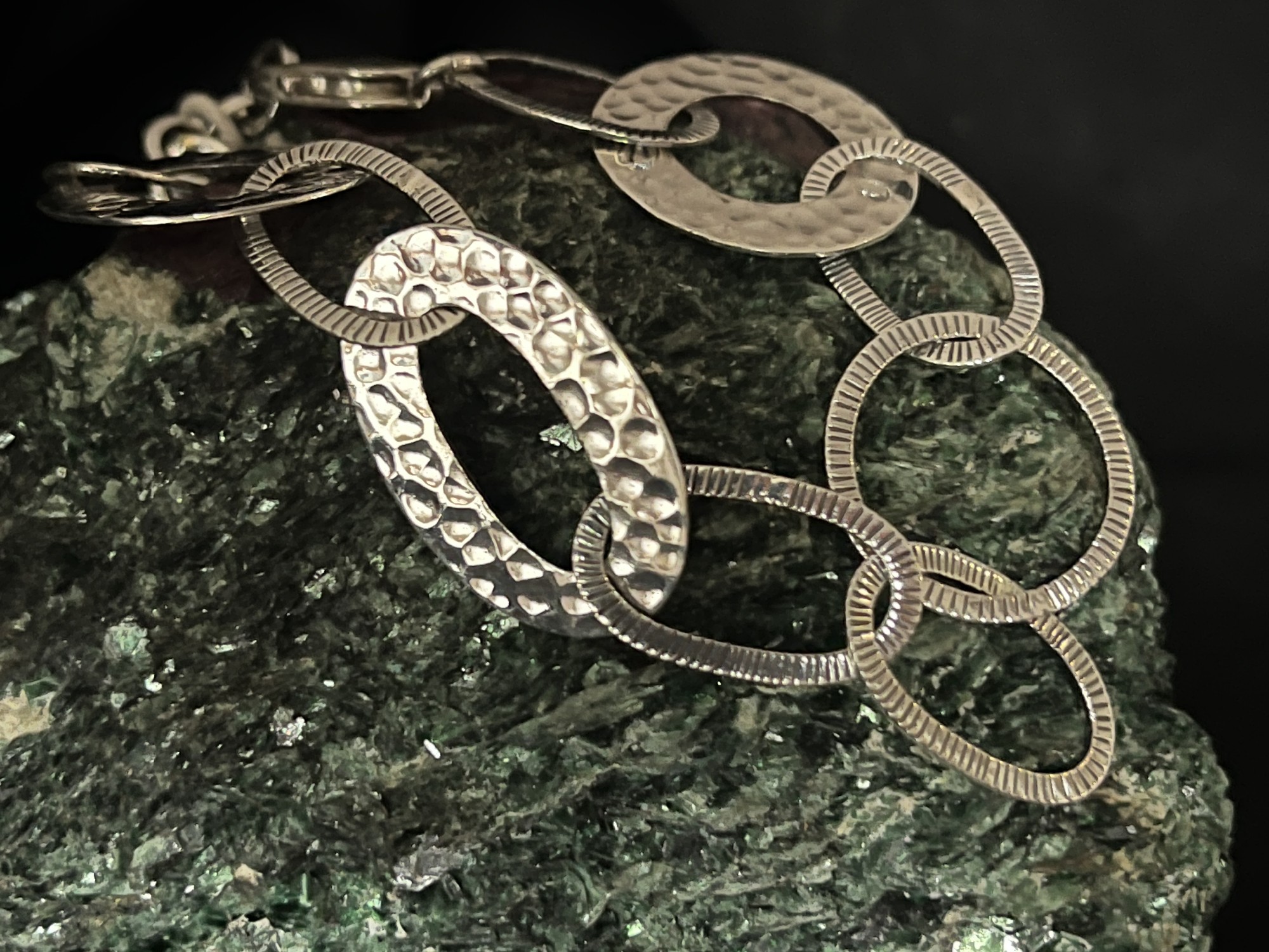 Armband 'Ringe' aus 925er Silber