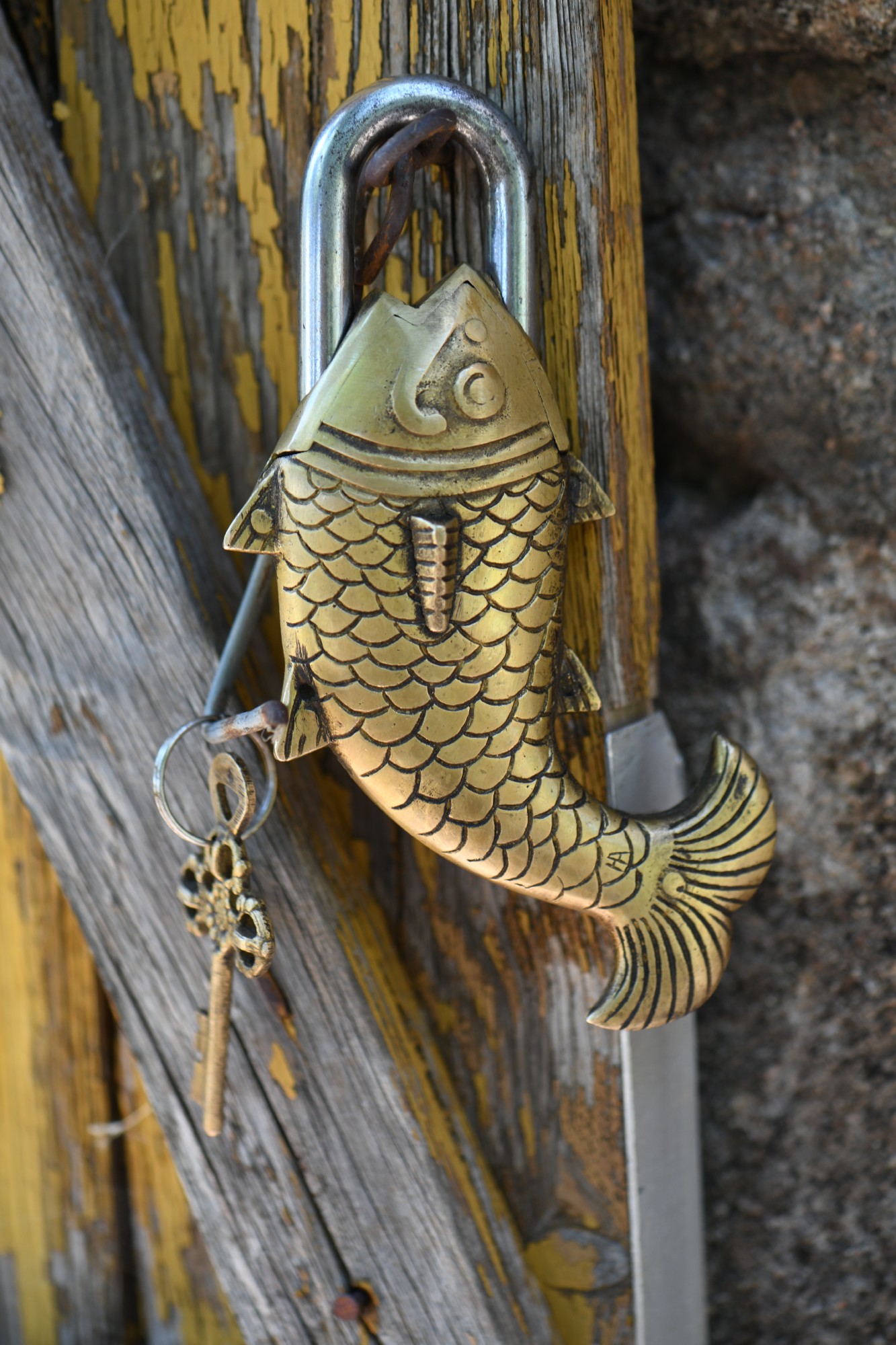 Schloss 'Fisch', 18x8cm