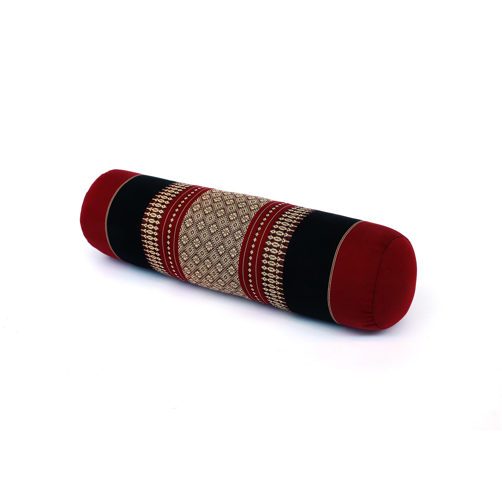 Kissenrolle rot-schwarz, B 50 cm, Ø 13 cm