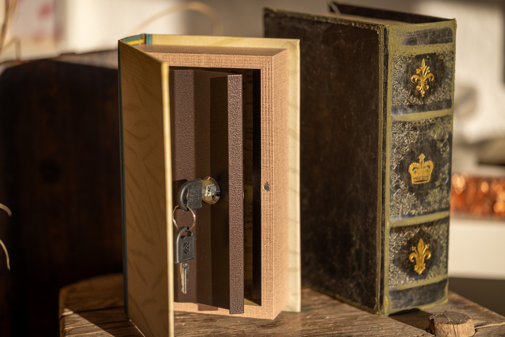 Buchhülle 'Vom Winde verweht' mit Schließfach, B 13 cm, H 21 cm, T 5 cm