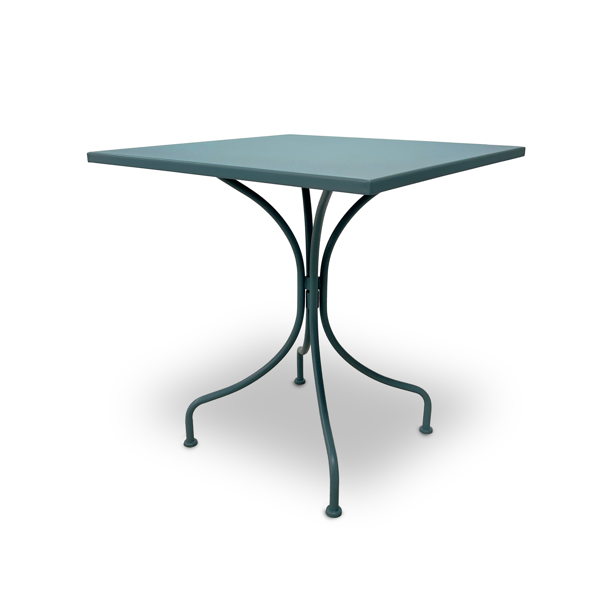 Gartentisch 'Jovian' blau, B 70 cm, L 70 cm, H 72 cm