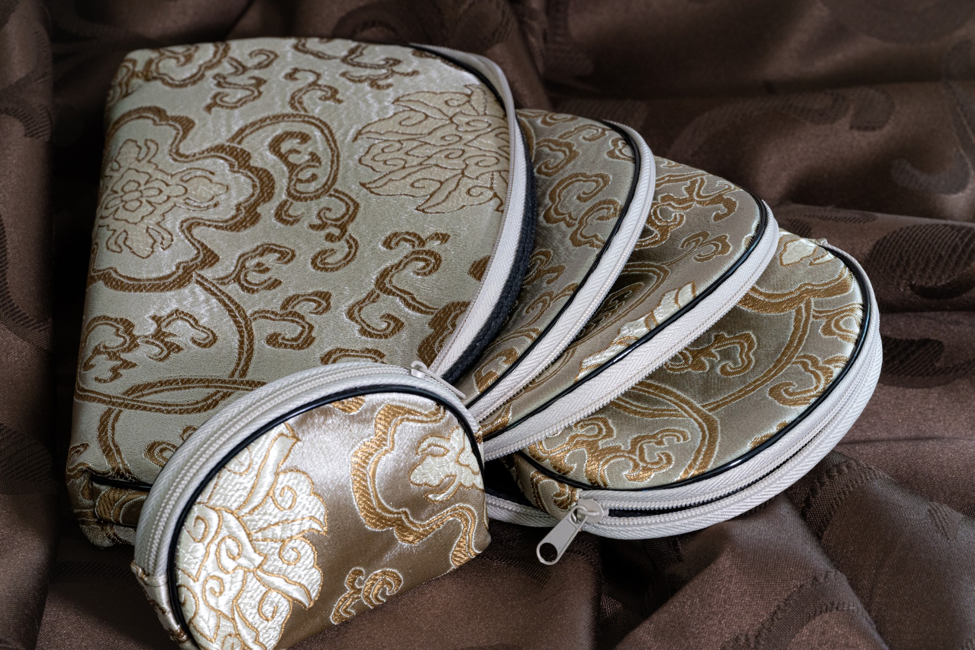 Etui 5er Set, gold