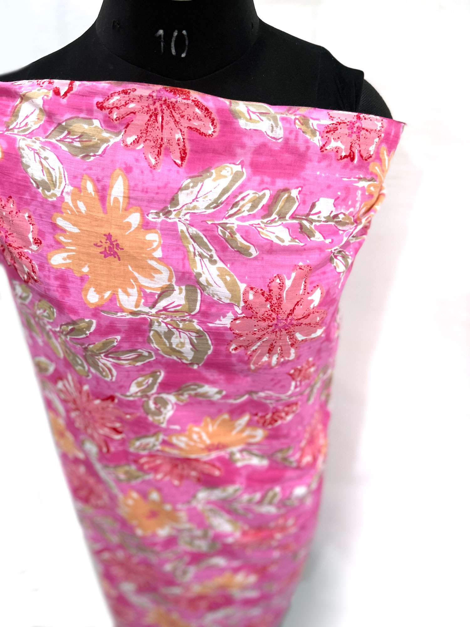 Sarong 'Tamani' pink, geblümt, B 200 cm, L 100 cm