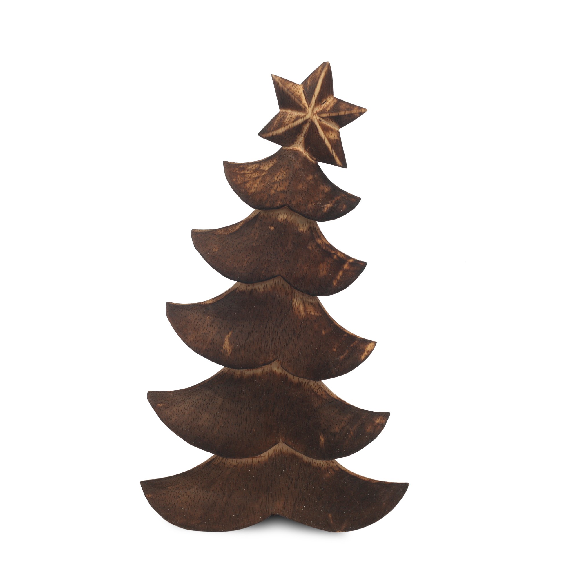 Tannenbaum, B 15 cm, braun, H 25 cm, T 4 cm