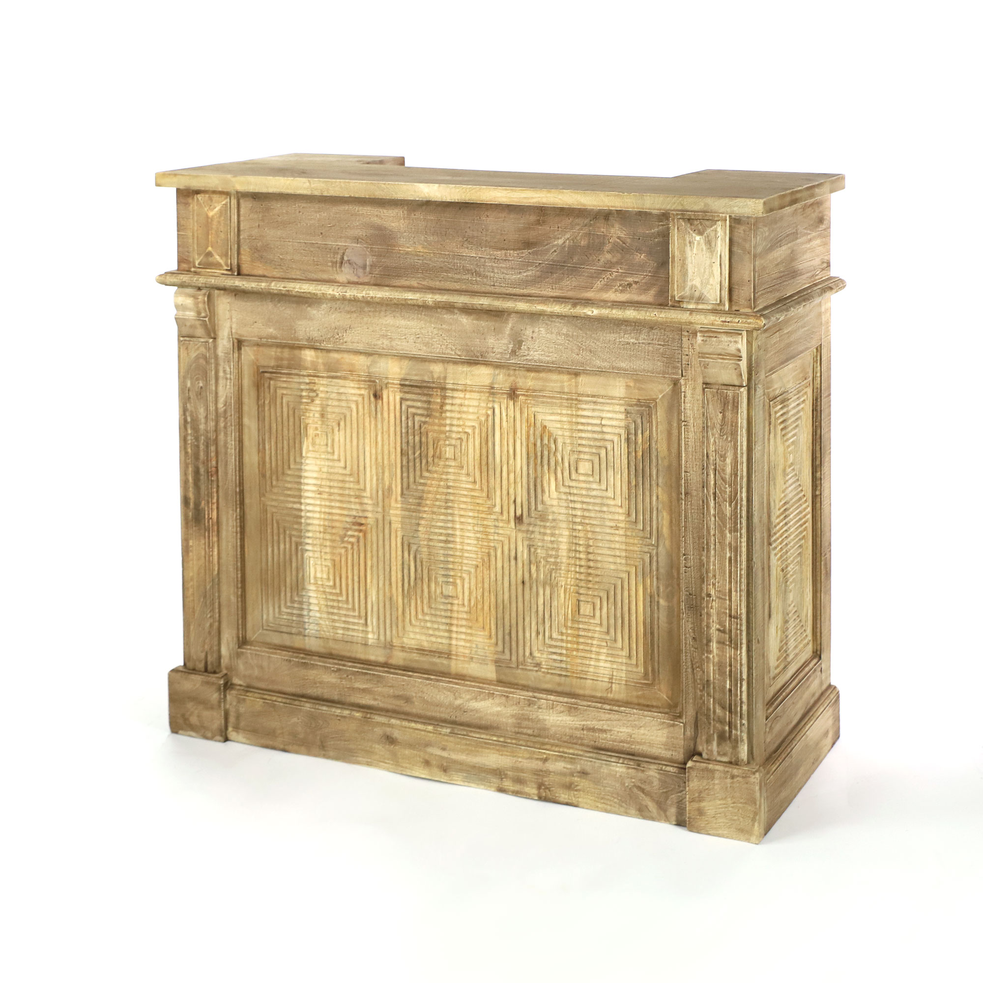 Bartisch 'Claidt', natur, B 120 cm, T 50 cm, H 109 cm