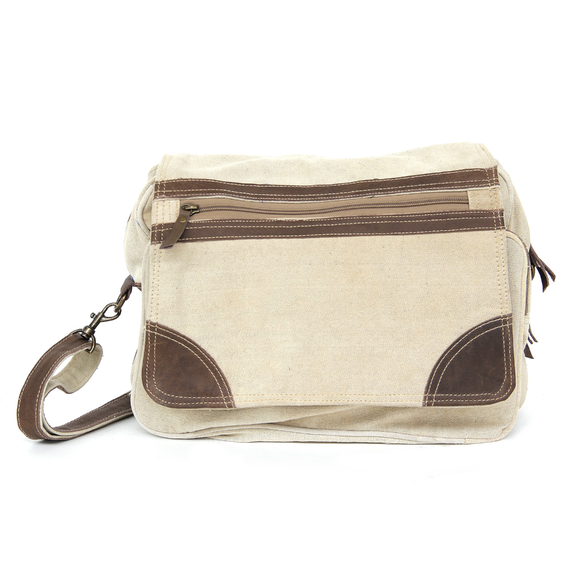 Umhängetasche 'Relaxation', creme, B 39 cm, H 26 cm, L 18 cm