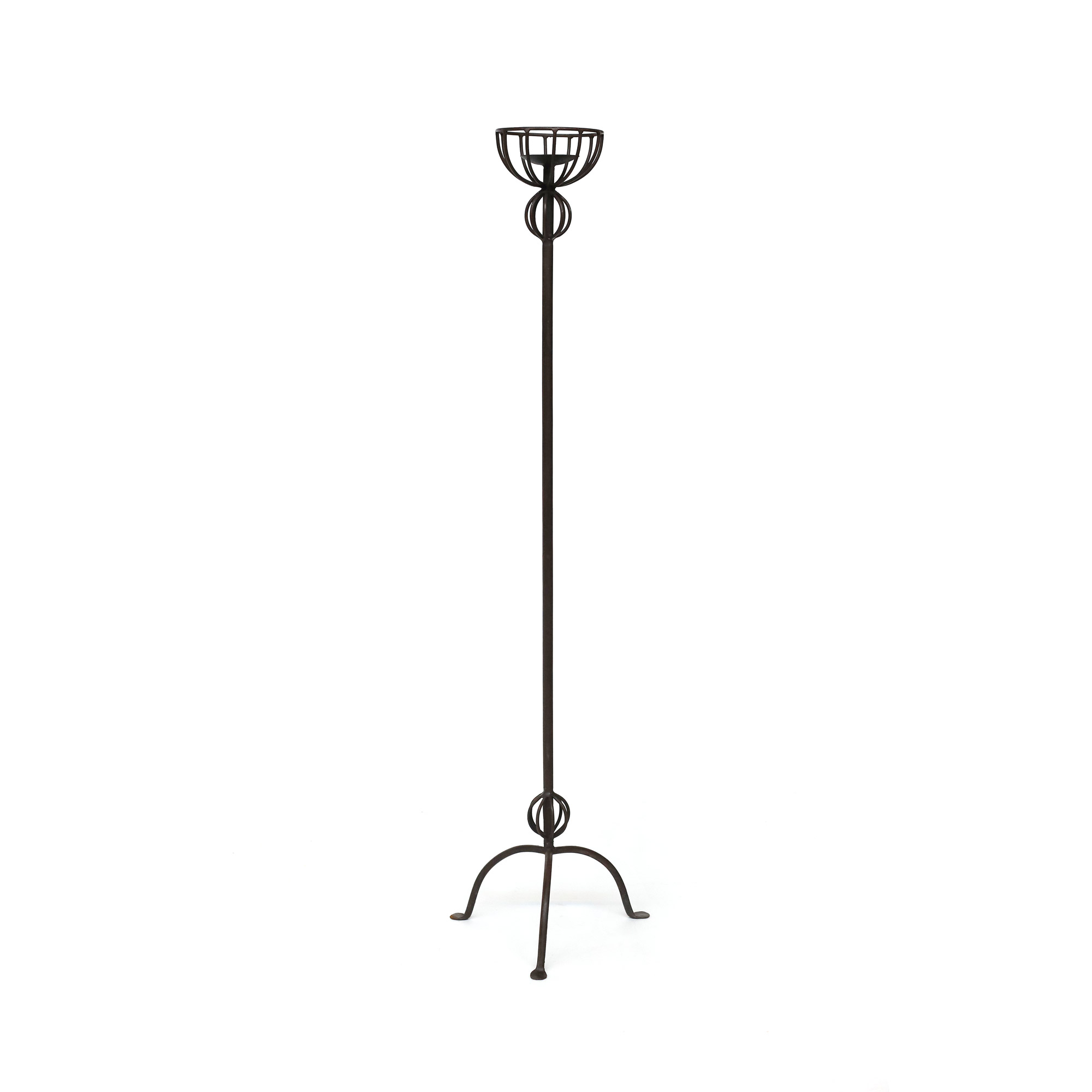 Kerzenständer aus Eisen, H 115 cm