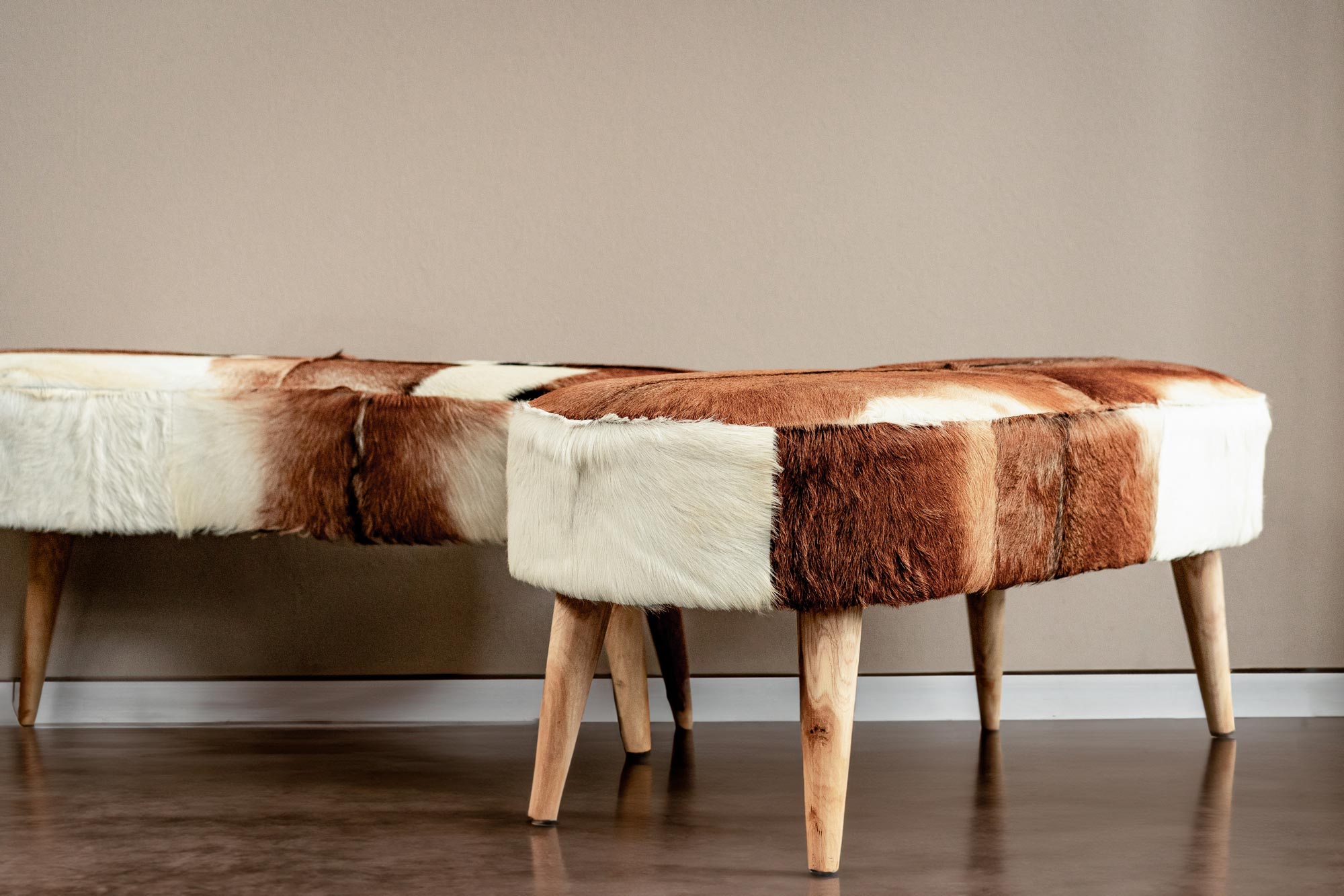 Fell-Bank 'Leso', B 122 cm, H 47 cm, L 55 cm