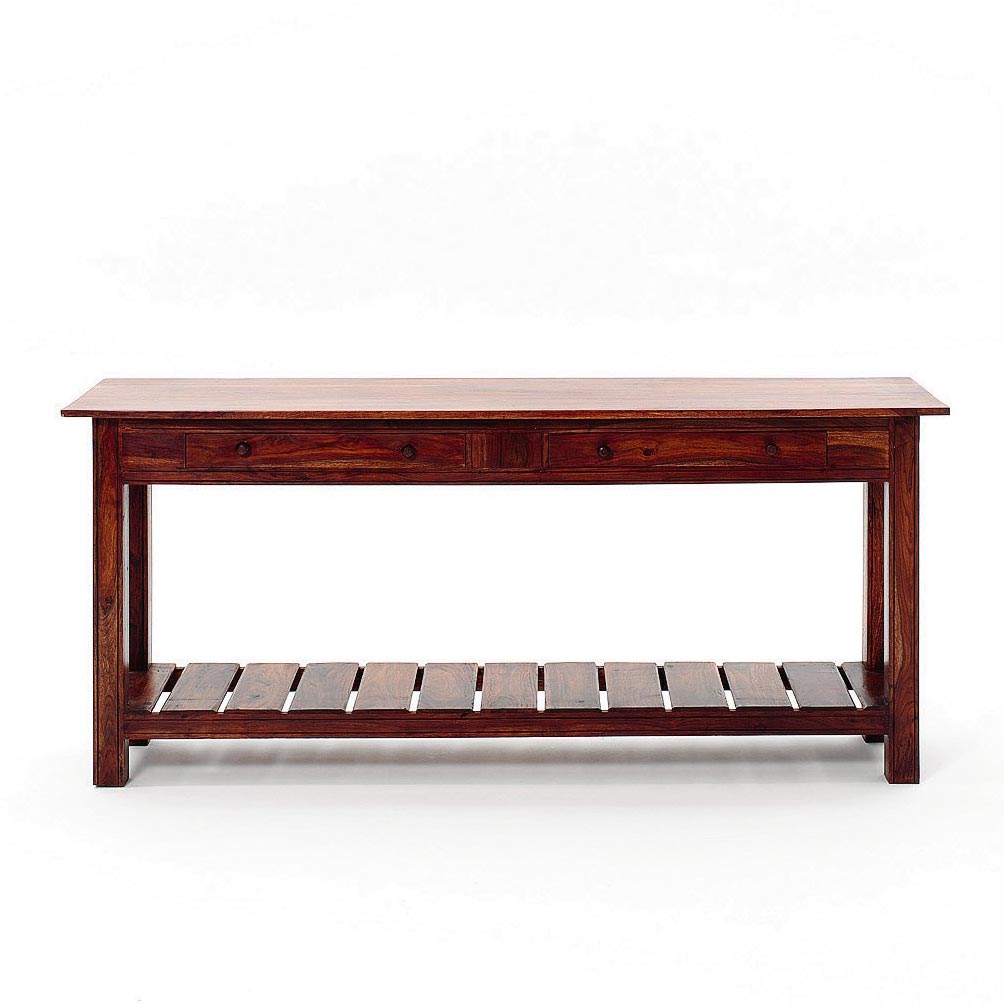 Anrichte mit 2 Schubladen, braun, T 45 cm, B 178 cm, H 76 cm