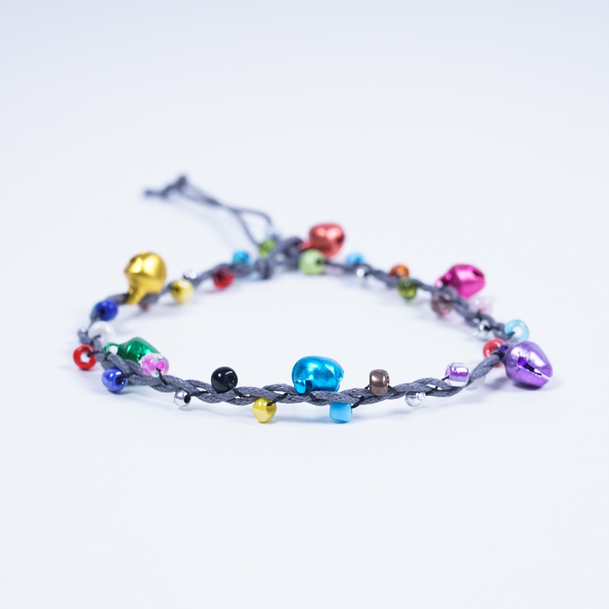 Fußkettchen 'Bill', handgefertigt, multicolor