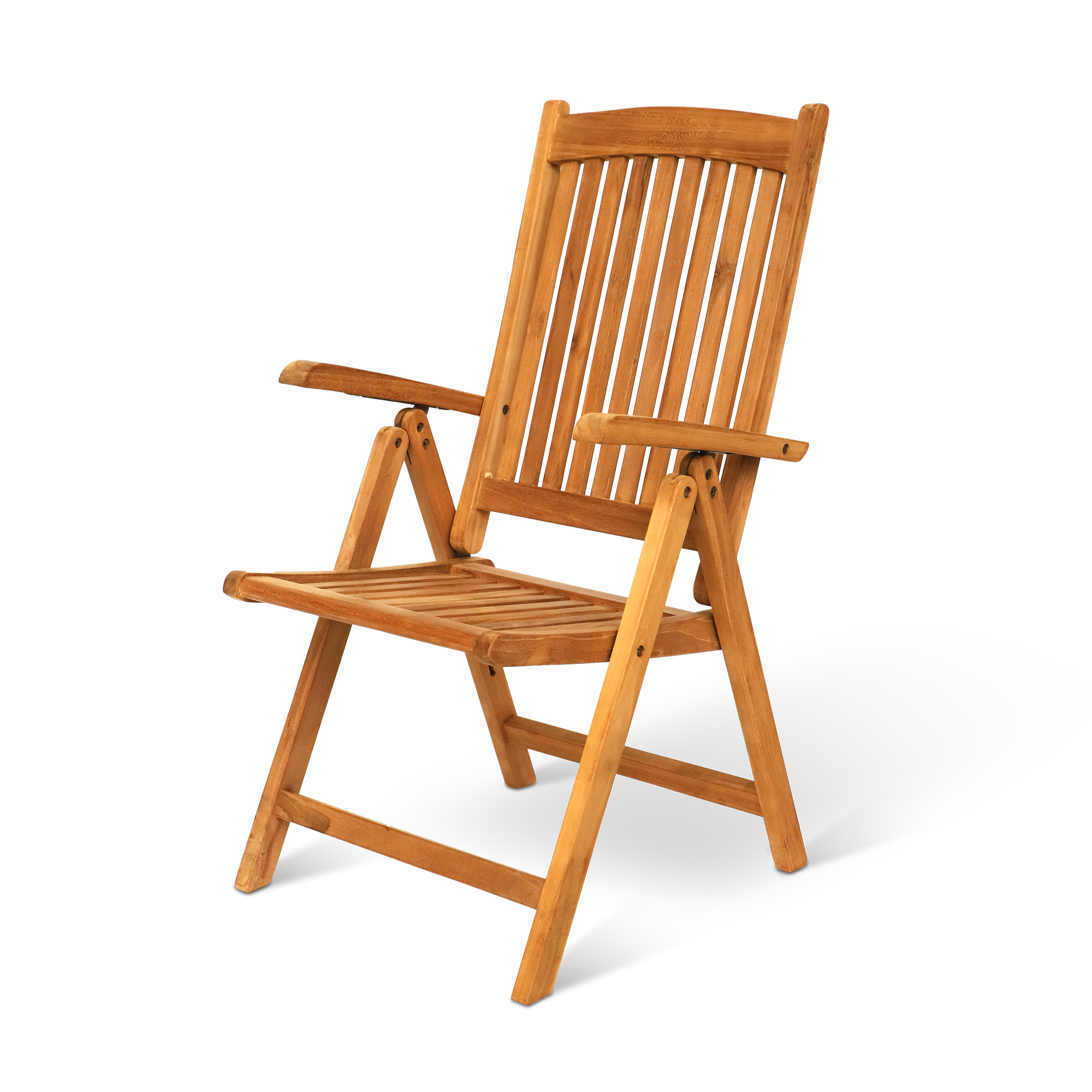 Gartenstuhl 'Kierkegaard Basic' klappbar, Teak, H 107 cm, B 58 cm, L 65 cm