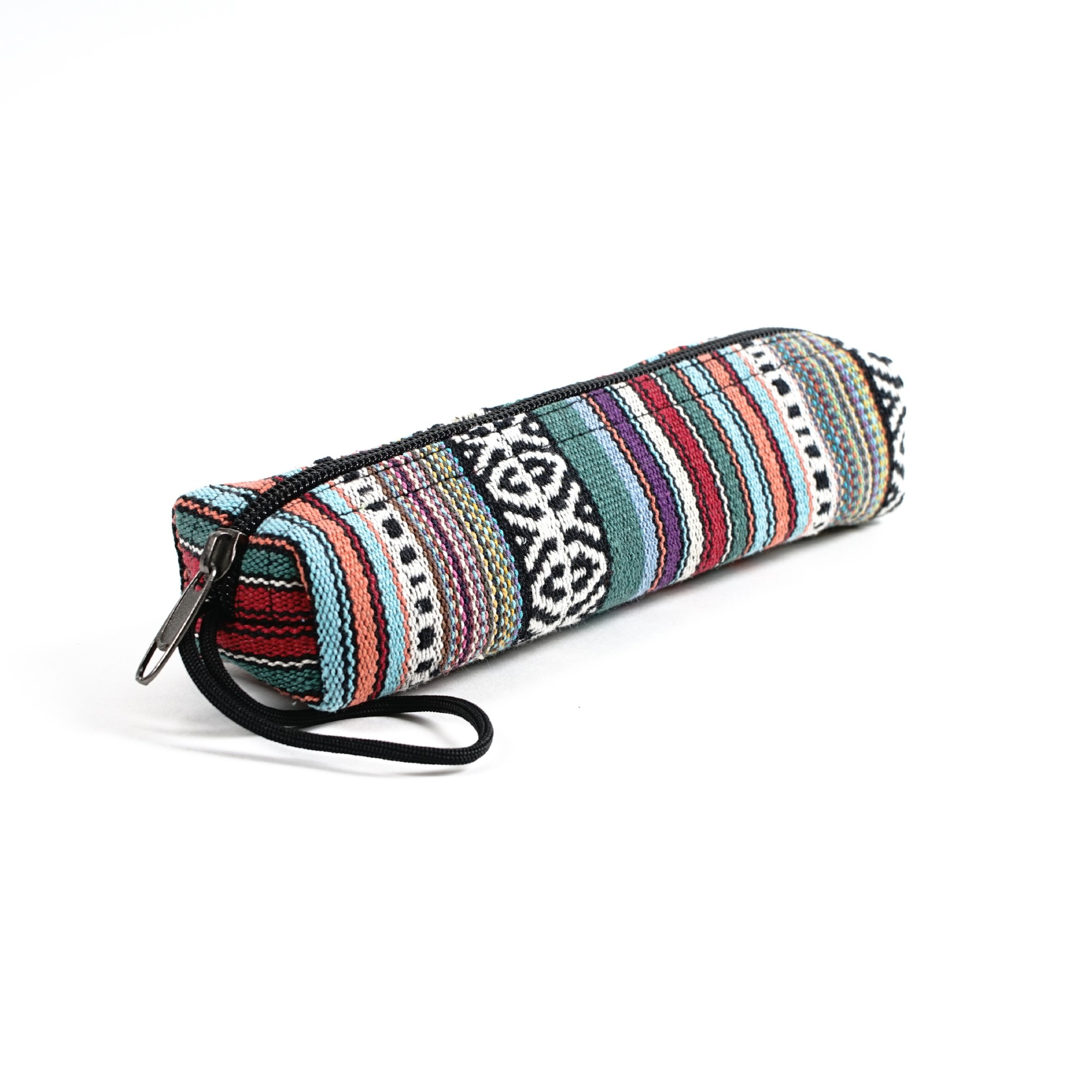 Stifteetui 'Sekani', echte Handarbeit aus Nepal, multicolor, B 22 cm, H 5 cm