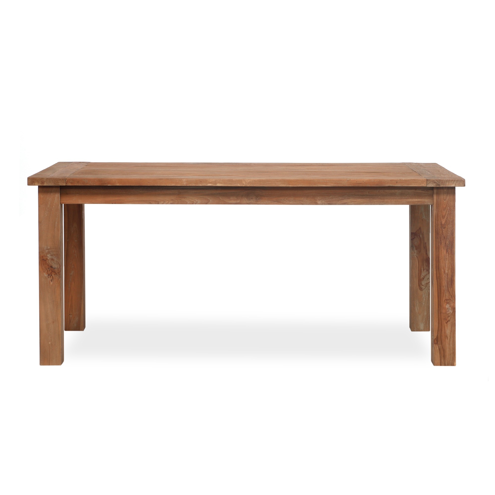 Esstisch aus recyceltem Teak ohne Schublade, natur, L 180 cm, B 90 cm, H 78 cm