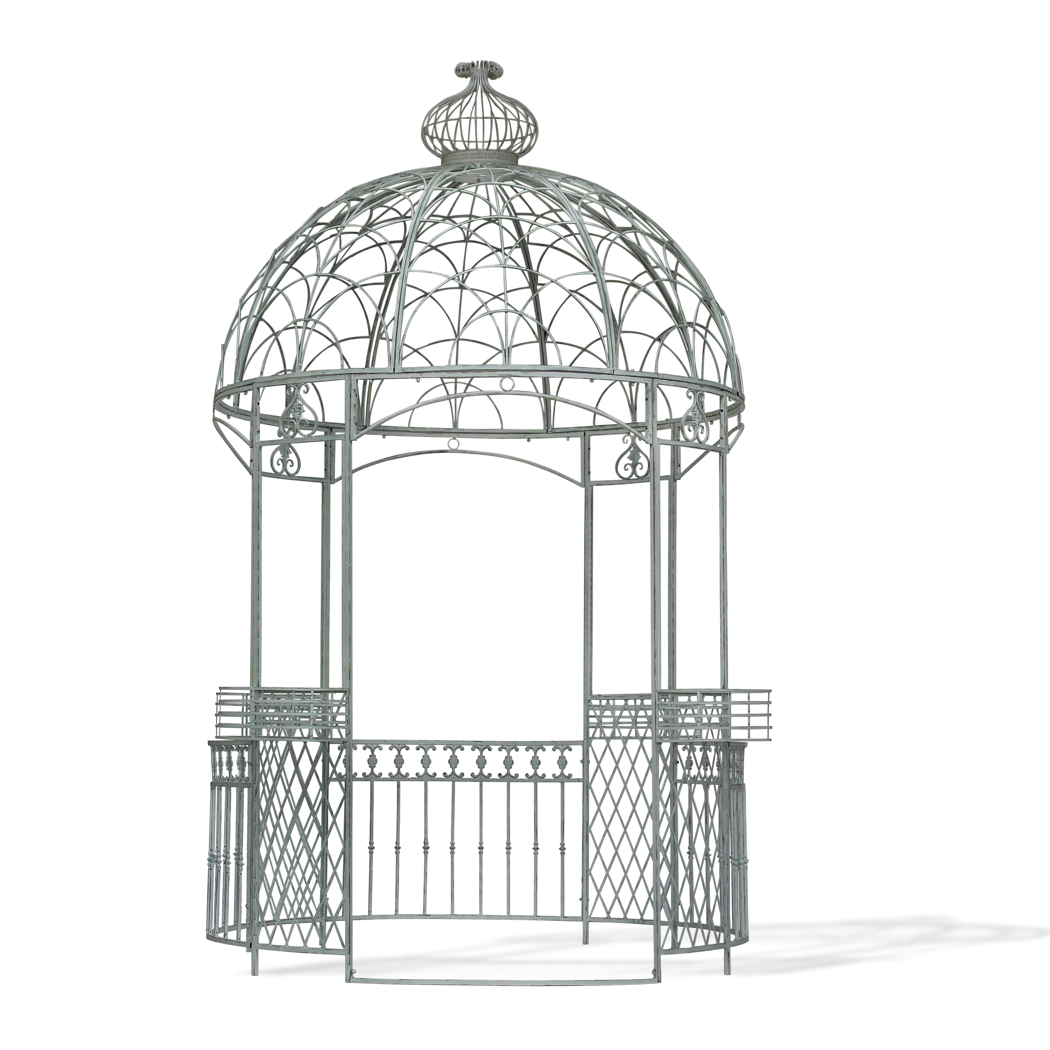 Pavillon 'Olivier', weiß, Ø 275 cm, H 372 cm