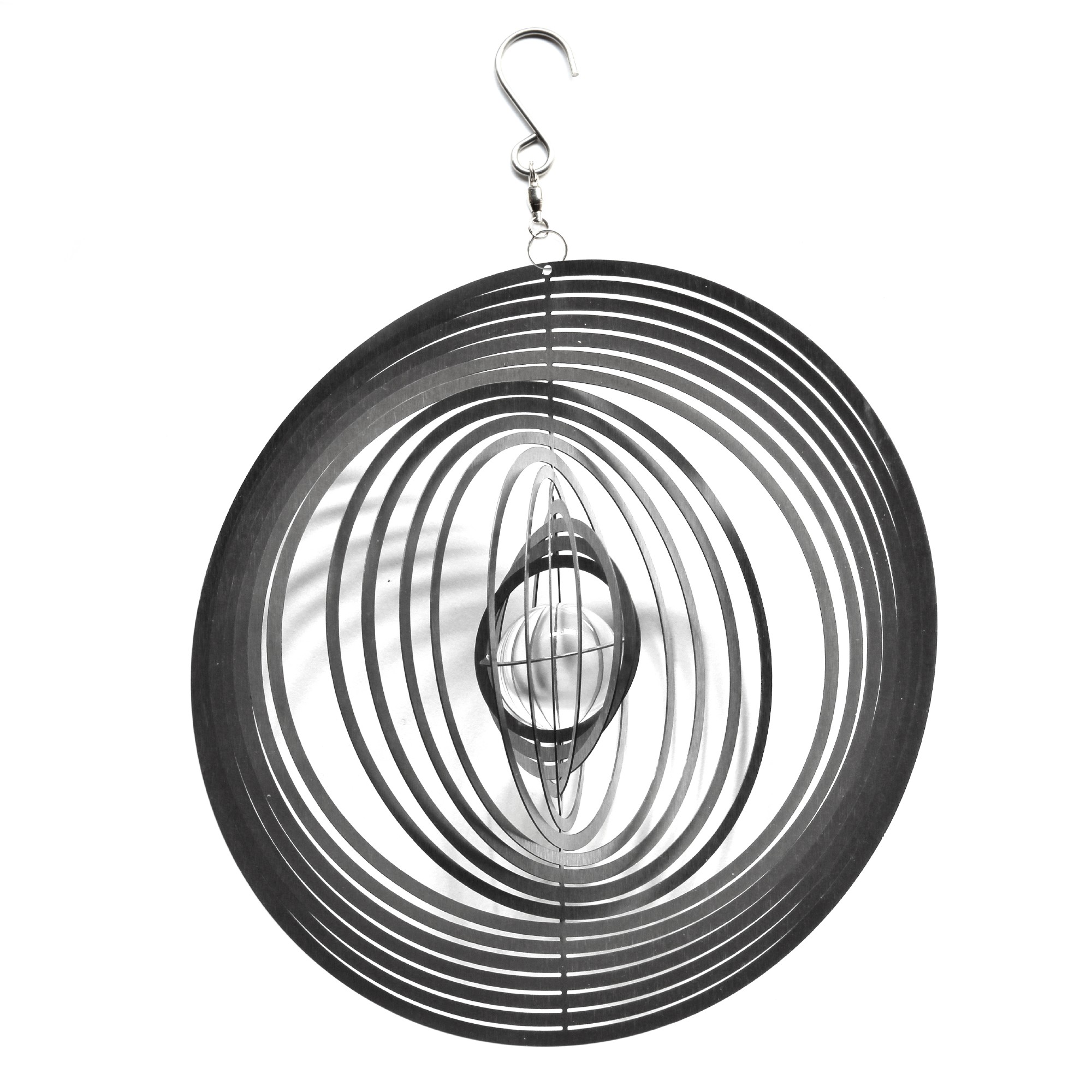 Windspiel rund , silber, Ø 22 cm
