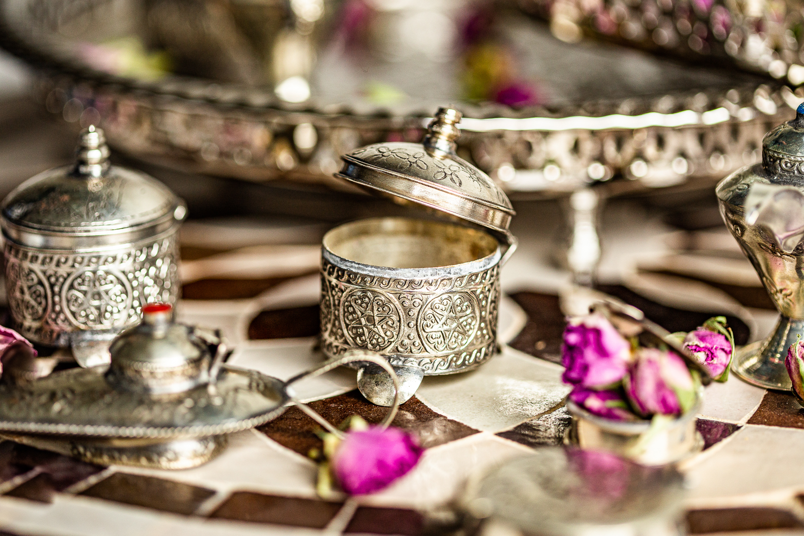 Pillendose/Schmuckdose 'Scheherazade', handgefertigt