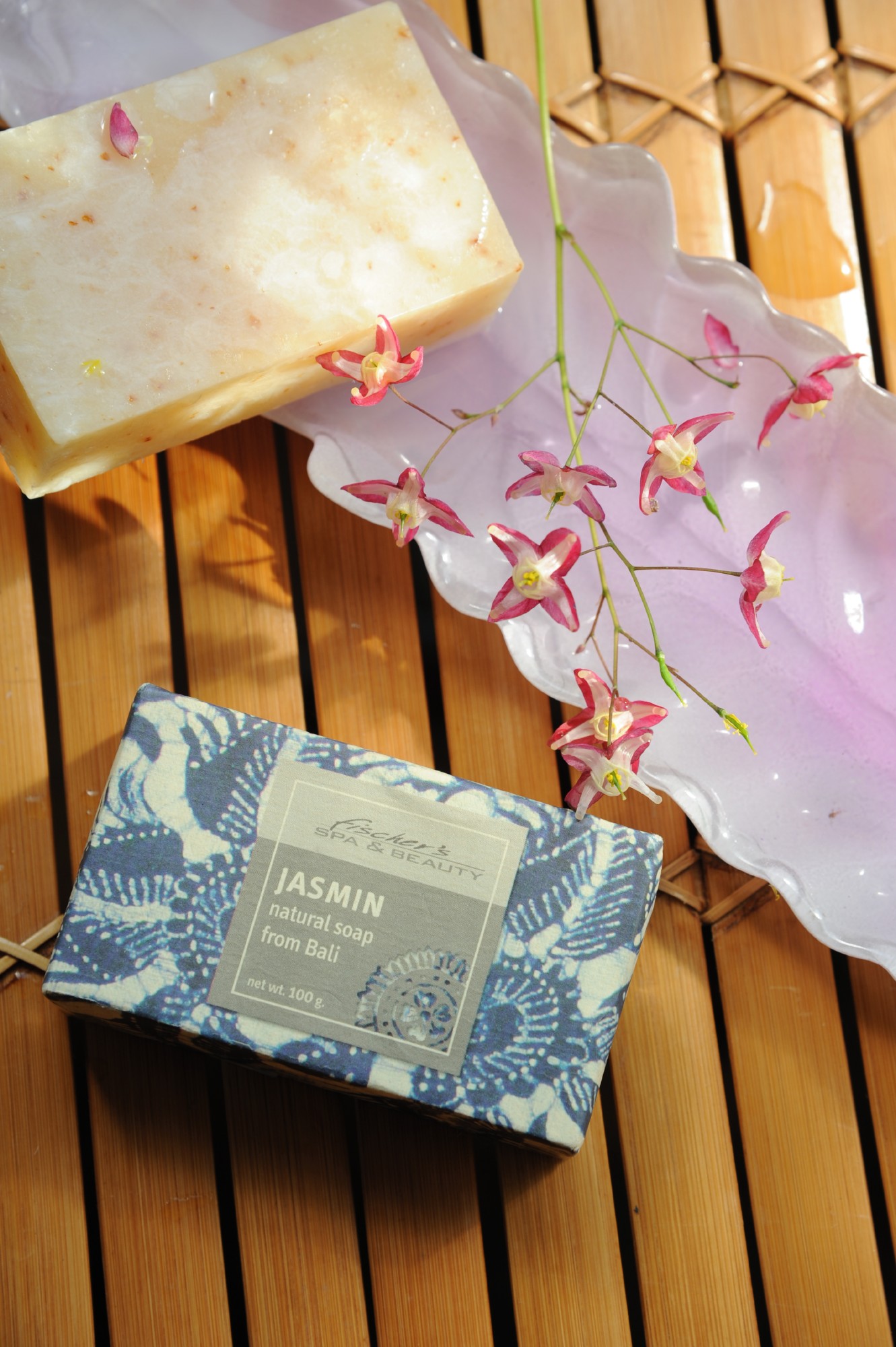 Naturseife 'Jasmin', 100 g, aus 100% natürlichen Inhaltsstoffen