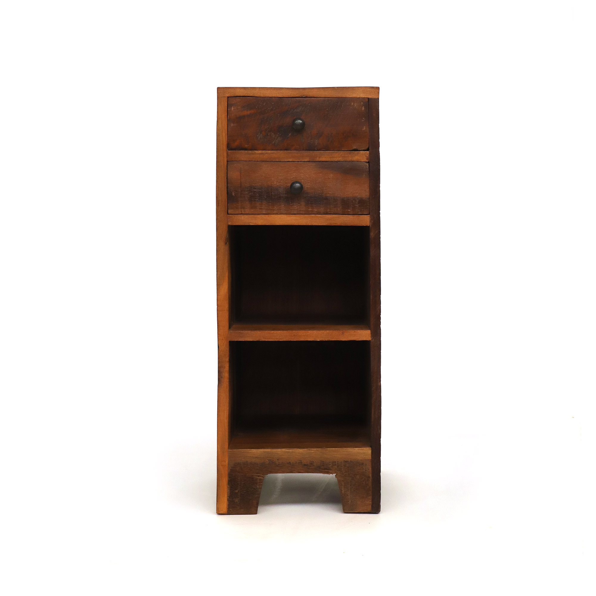 Schubladenkommode, aus recyceltem Holz, H 70 cm, B 27 cm, L 36 cm