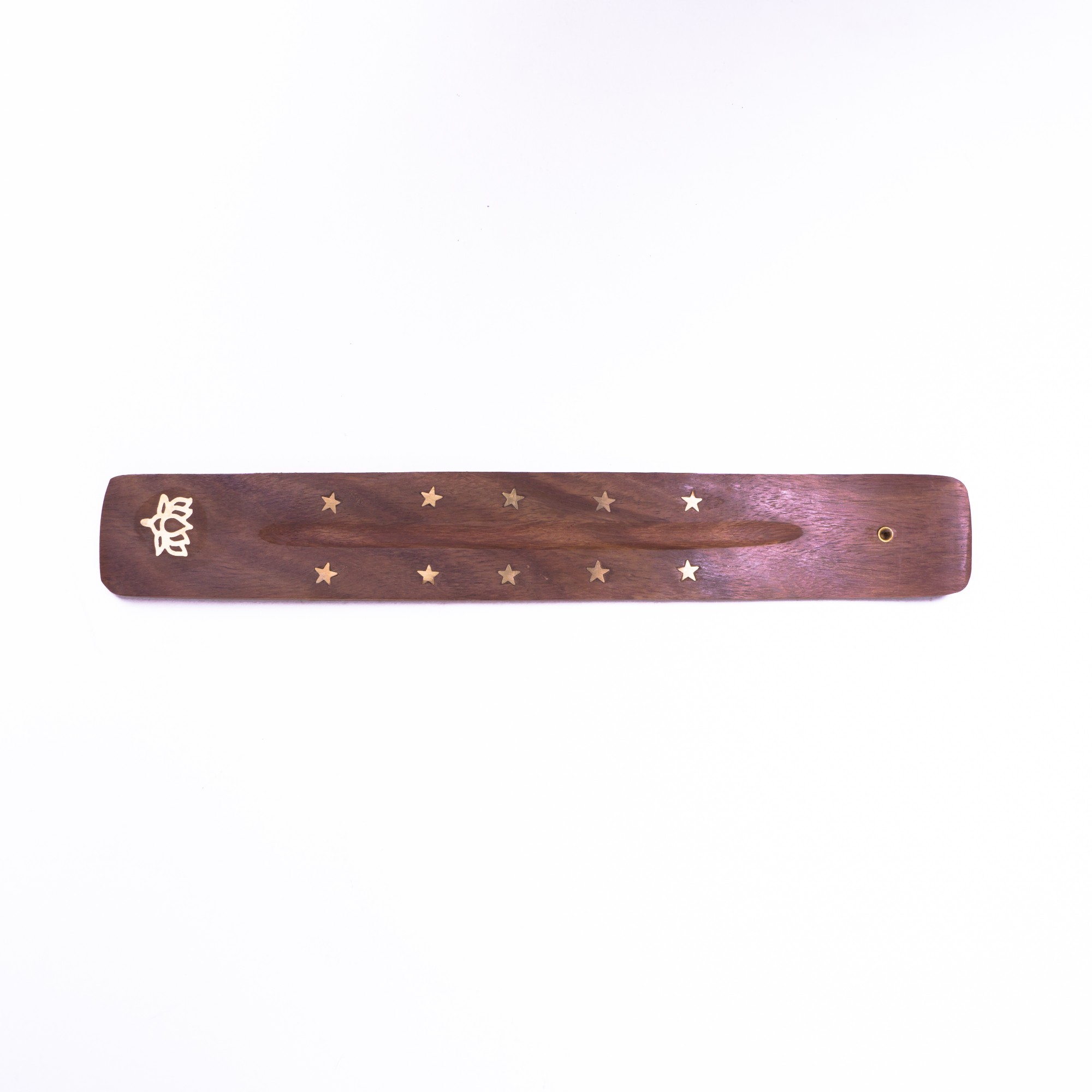 Räucherstäbchenhalter, braun, L 25 cm, B 4 cm