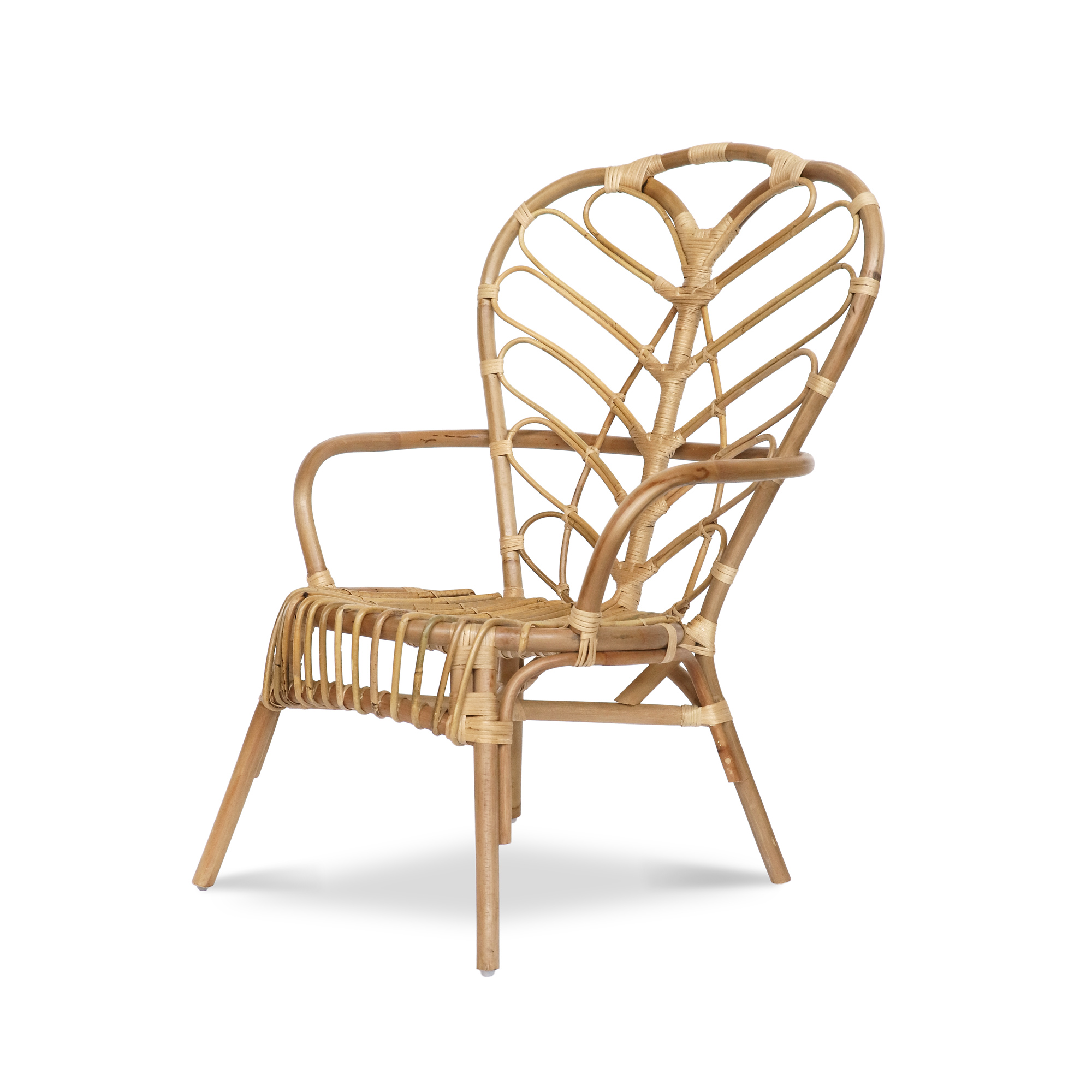 Relaxsessel 'La Reine', Rattan natur, B 71 cm, H 103 cm, L 73 cm