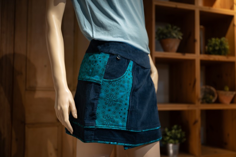 Minirock 'Ena' mit Taschen, aus 100% Baumwolle