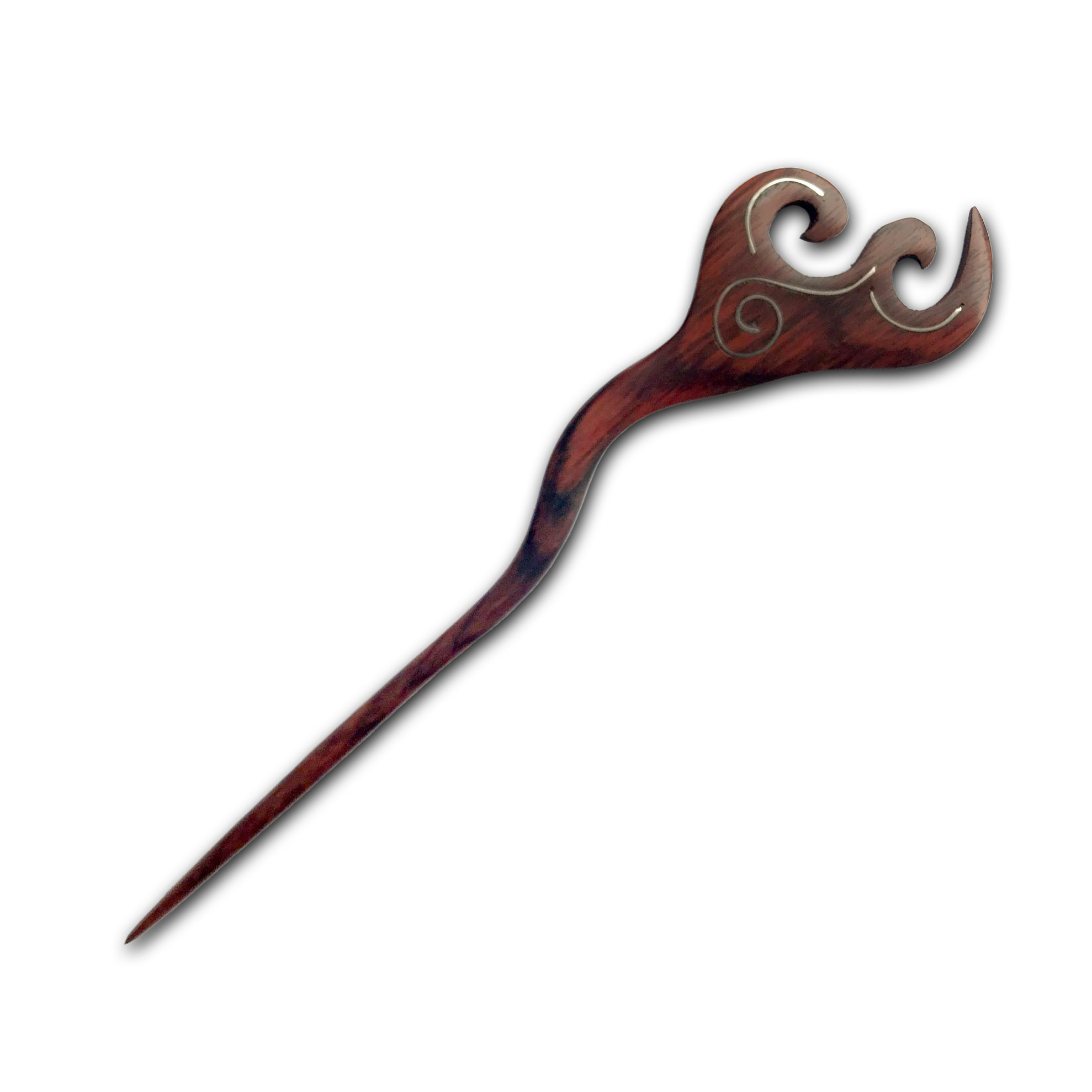 Haarnadel 'Bali Waves', L 19 cm, B 4 cm