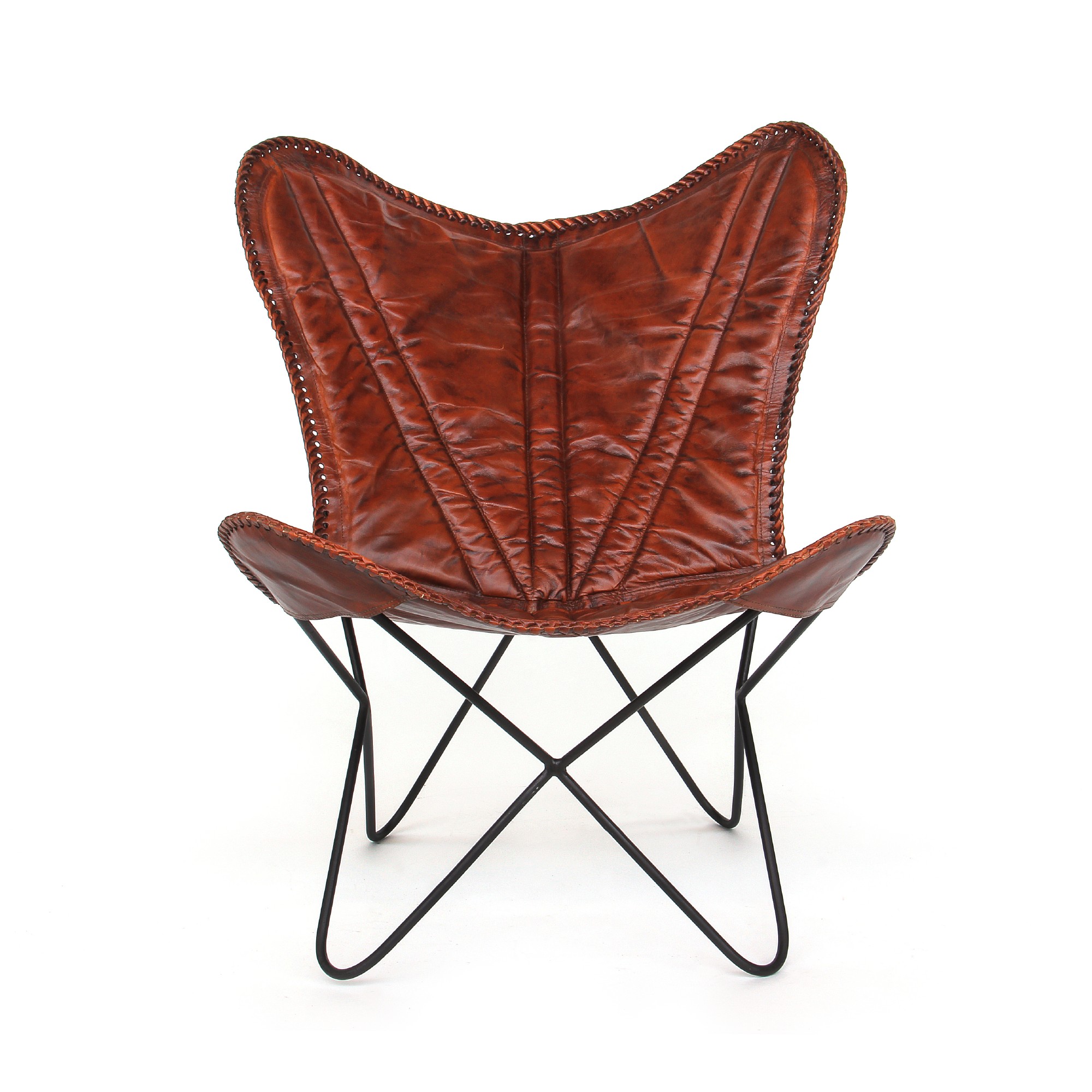 Lounger 'Flinn', braun, T 68 cm, B 75 cm, H 91 cm