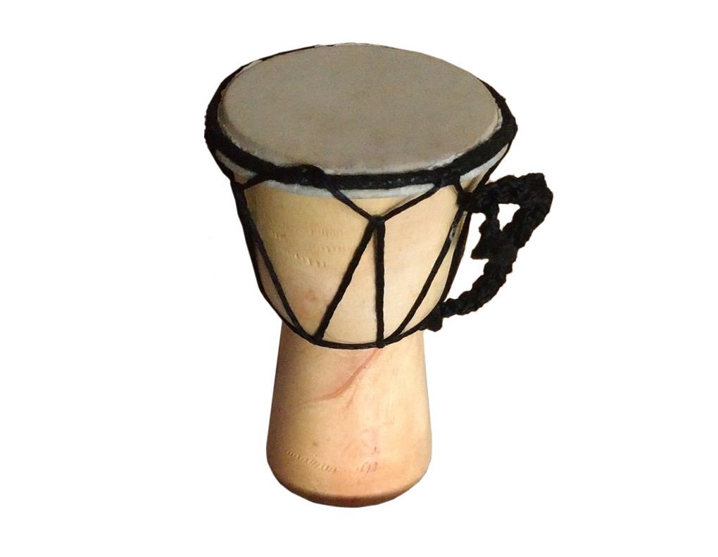 Djembe, natur, Ø 9 cm, H 15 cm