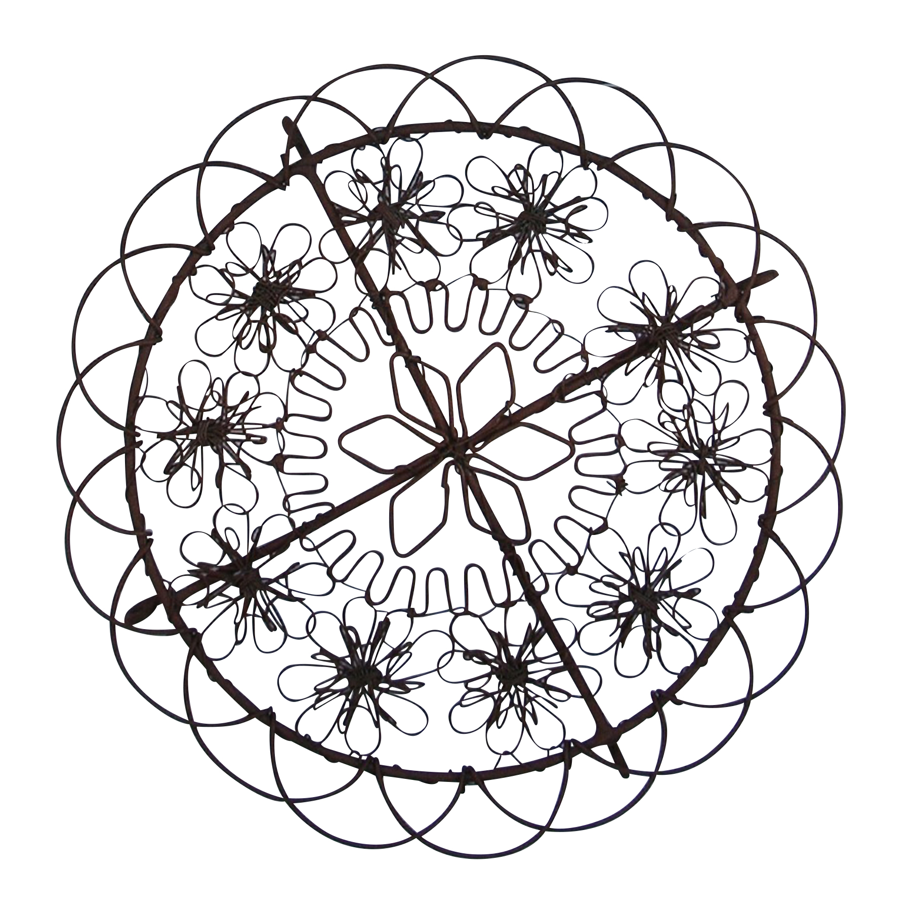 Topfuntersetzer, antik-braun, Ø 22 cm