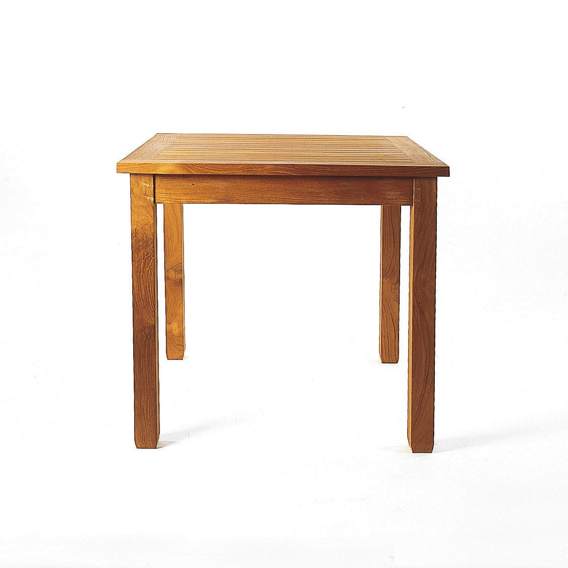 Tisch 'Ansgar' aus Teakholz, natur, L 60 cm, B 80 cm, H 75 cm