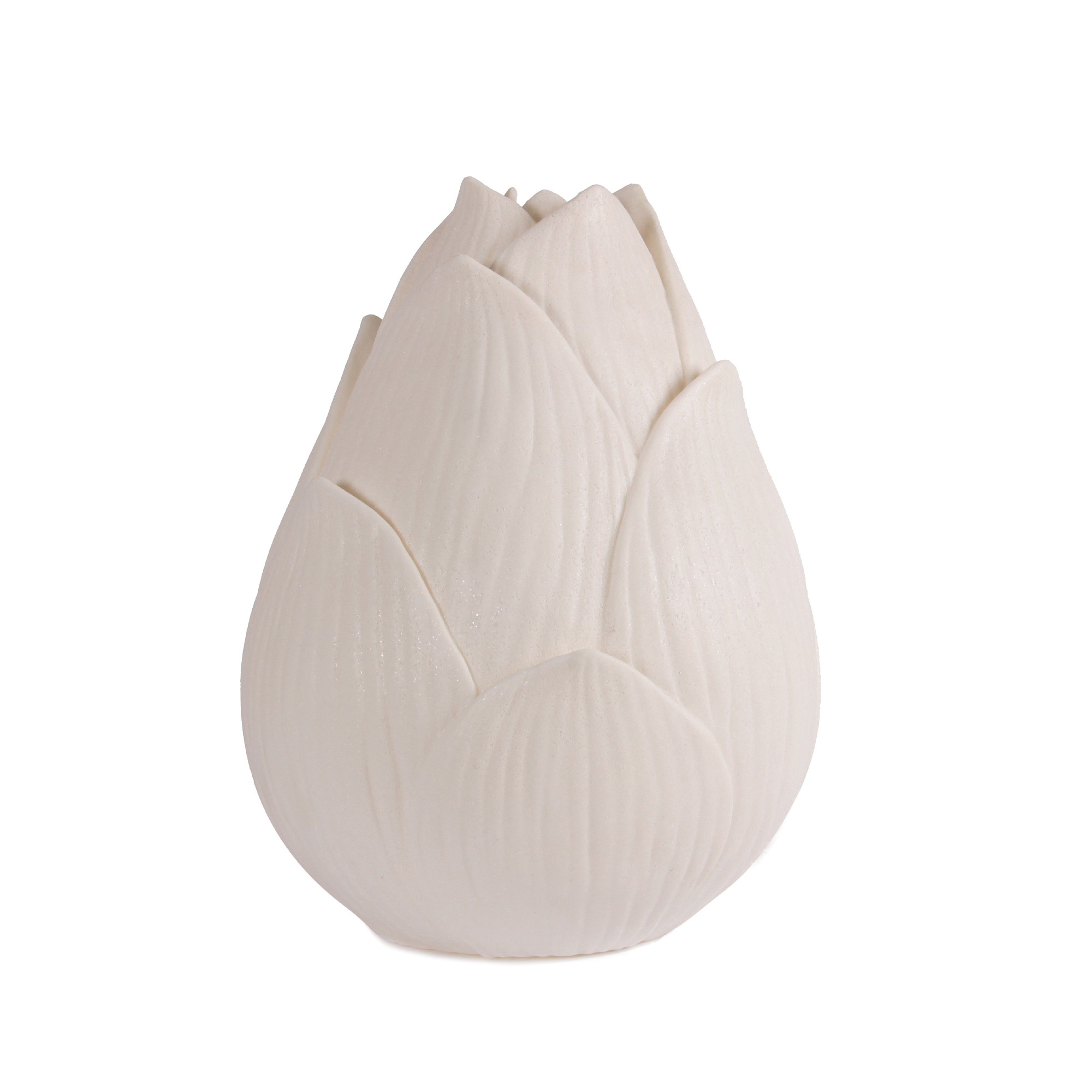 Leuchte 'Lotus', off-white, Ø 31 cm, H 40 cm