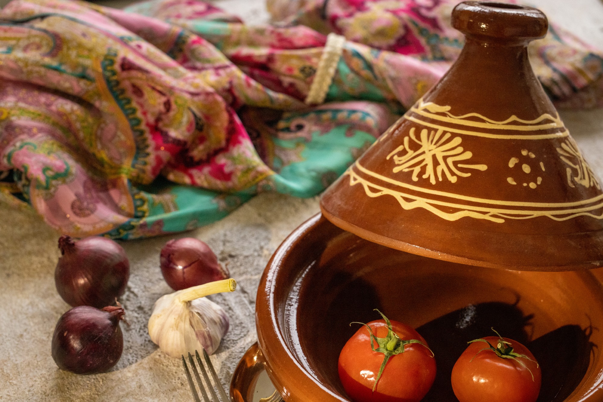 Tajine 'Meknes', braun, Ø 25 cm