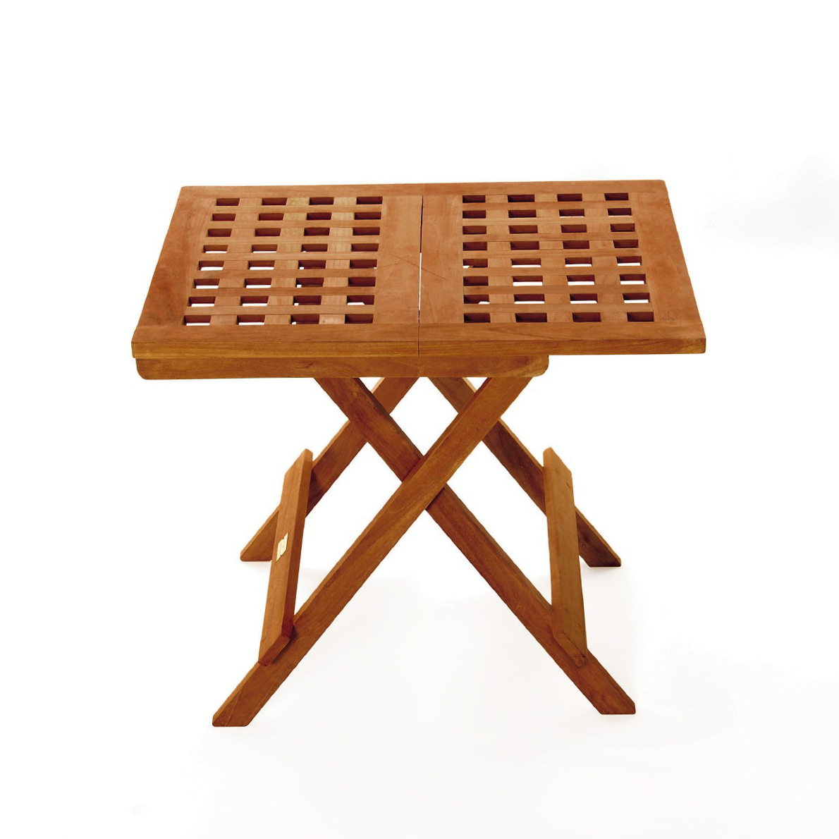 Picknick-Tisch 'Göteborg' klappbar, Teakholz, natur, L 50 cm, B 60 cm, H 50 cm