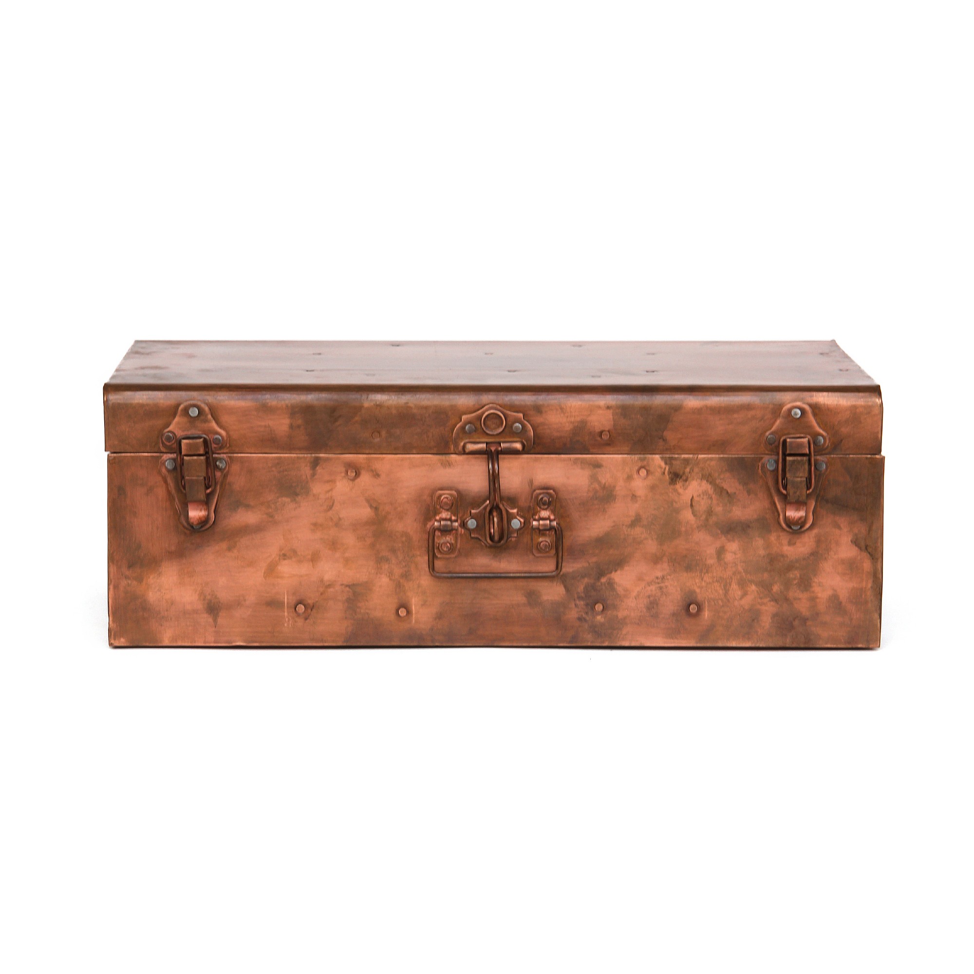 Box 'Koffer' S, kupfer, T 31 cm, B 56 cm, H 20 cm