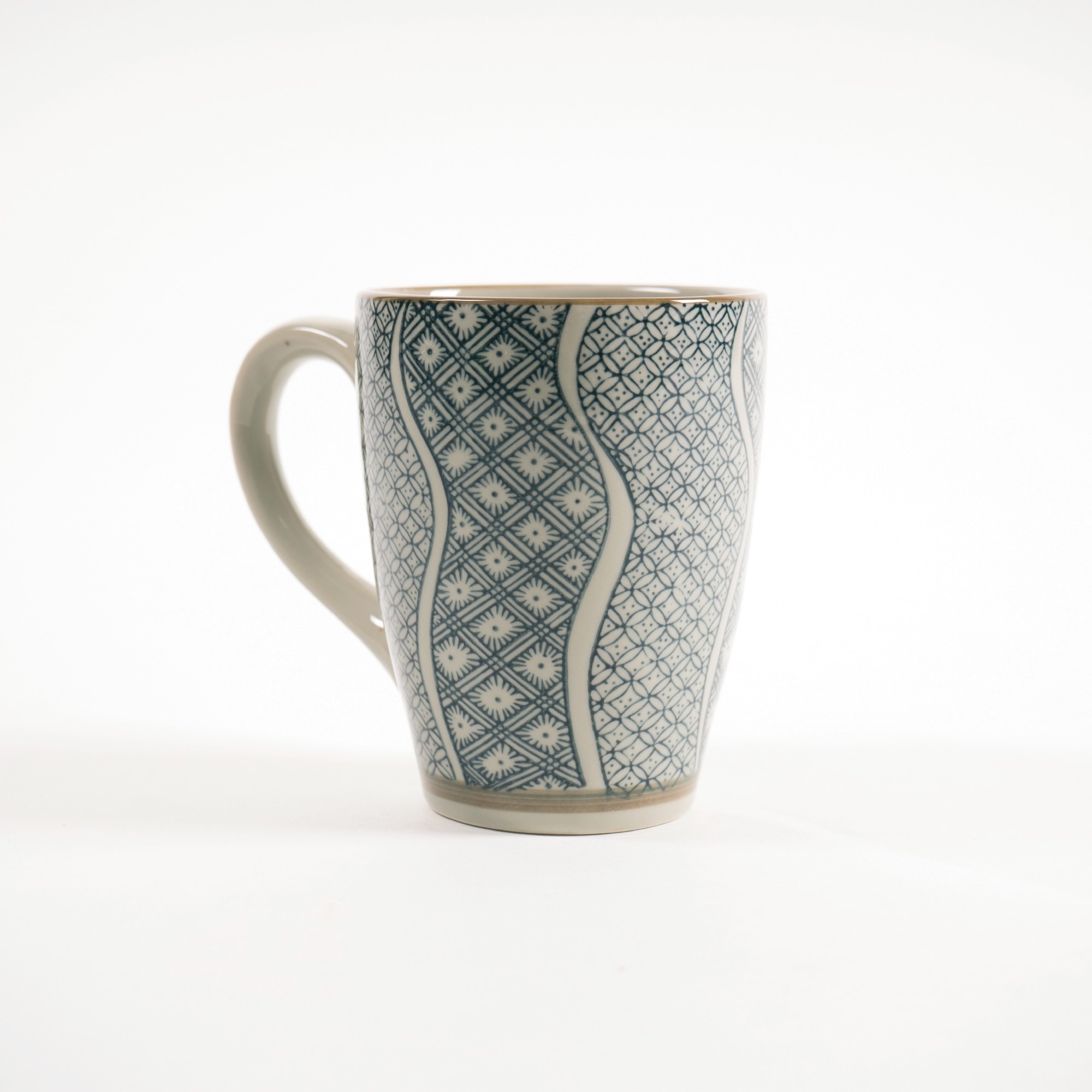 Tasse 'Gordes', blau, Ø 9,5 cm, H 12 cm