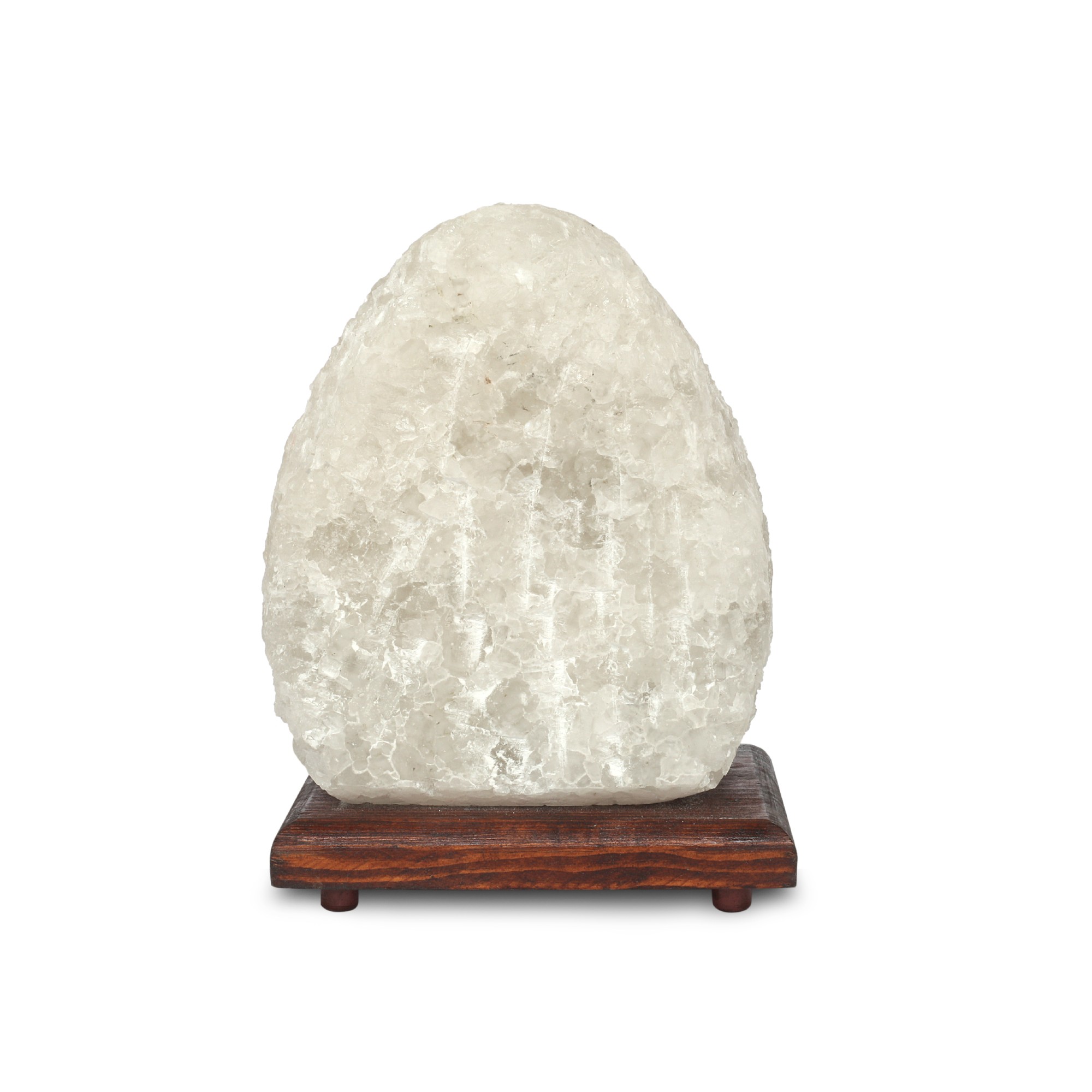 Salzlampe 'Cilasiz', grau, B 10 cm, H 20 cm, T 7 cm