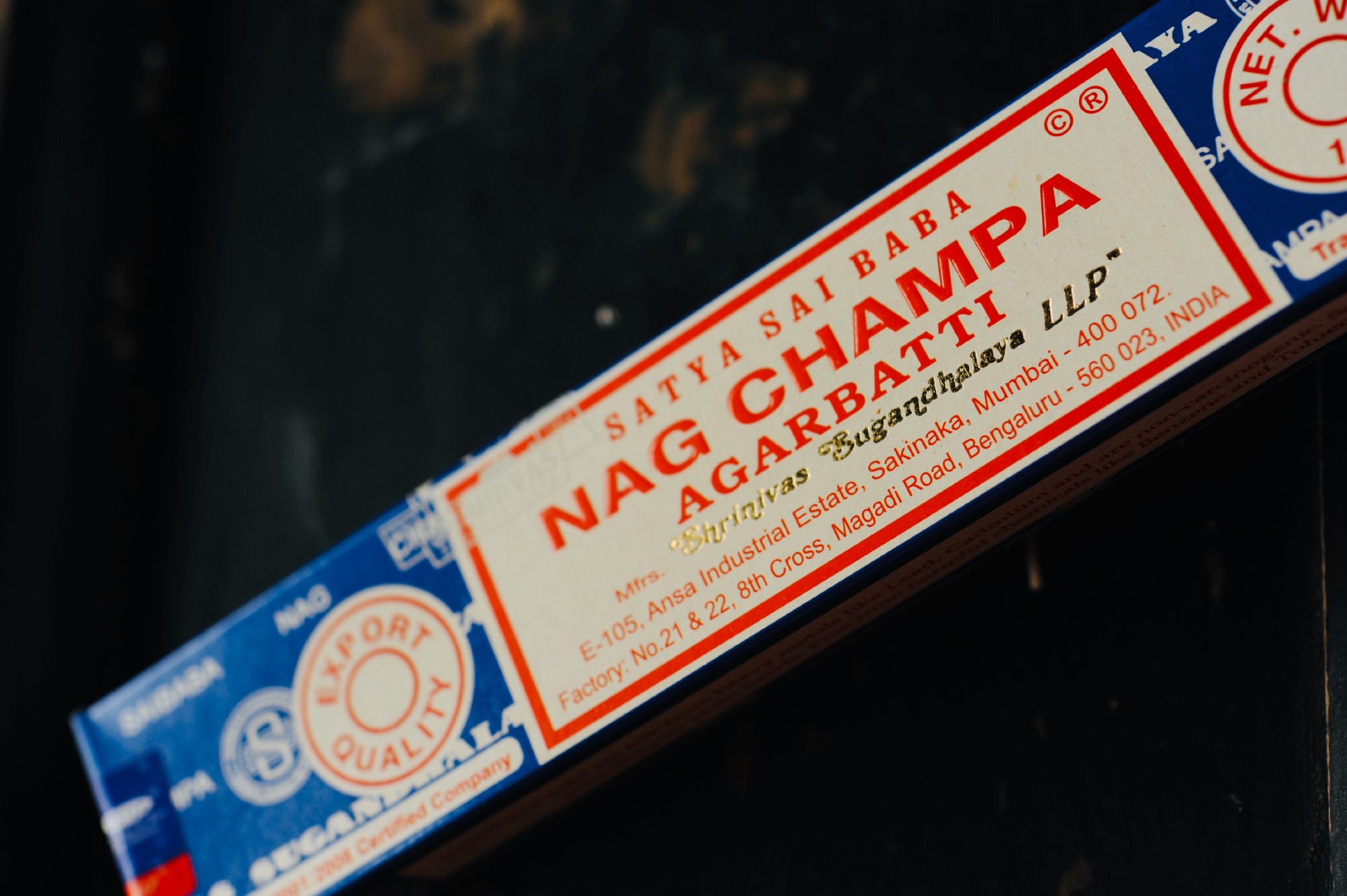 Räucherstäbchen 'Nagchampa Agarbatti'