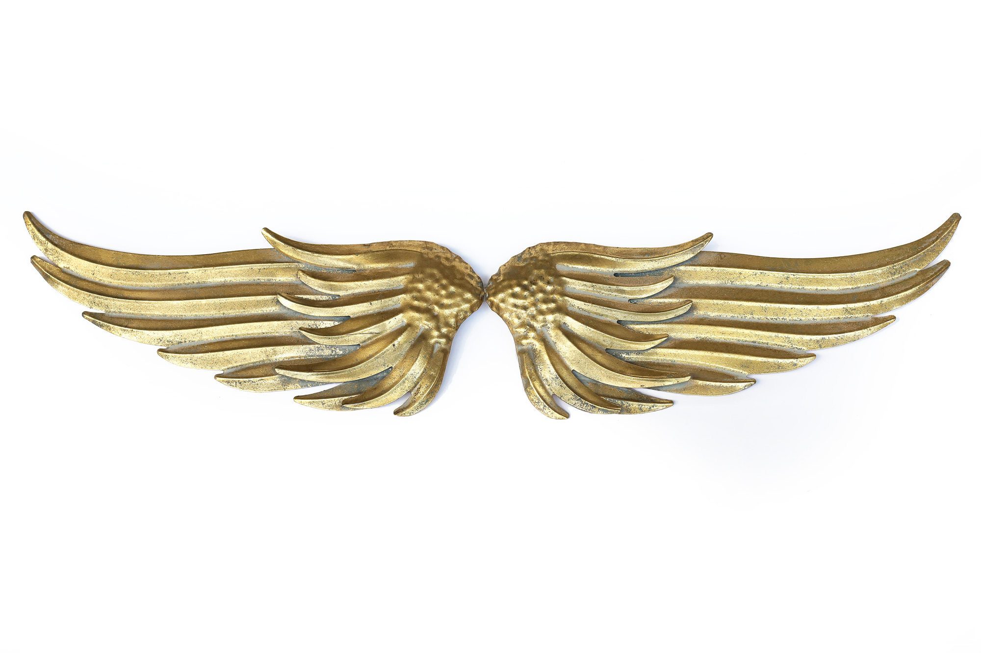 Engelsflügel vintage gold, B 89,5 cm, H 19 cm, L 3 cm