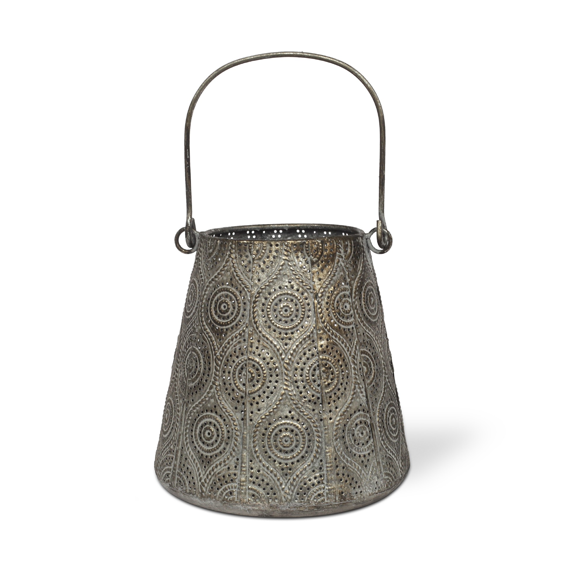 Windlicht 'Topasse', aus Metall, Ø 15 cm, H 15,5 cm