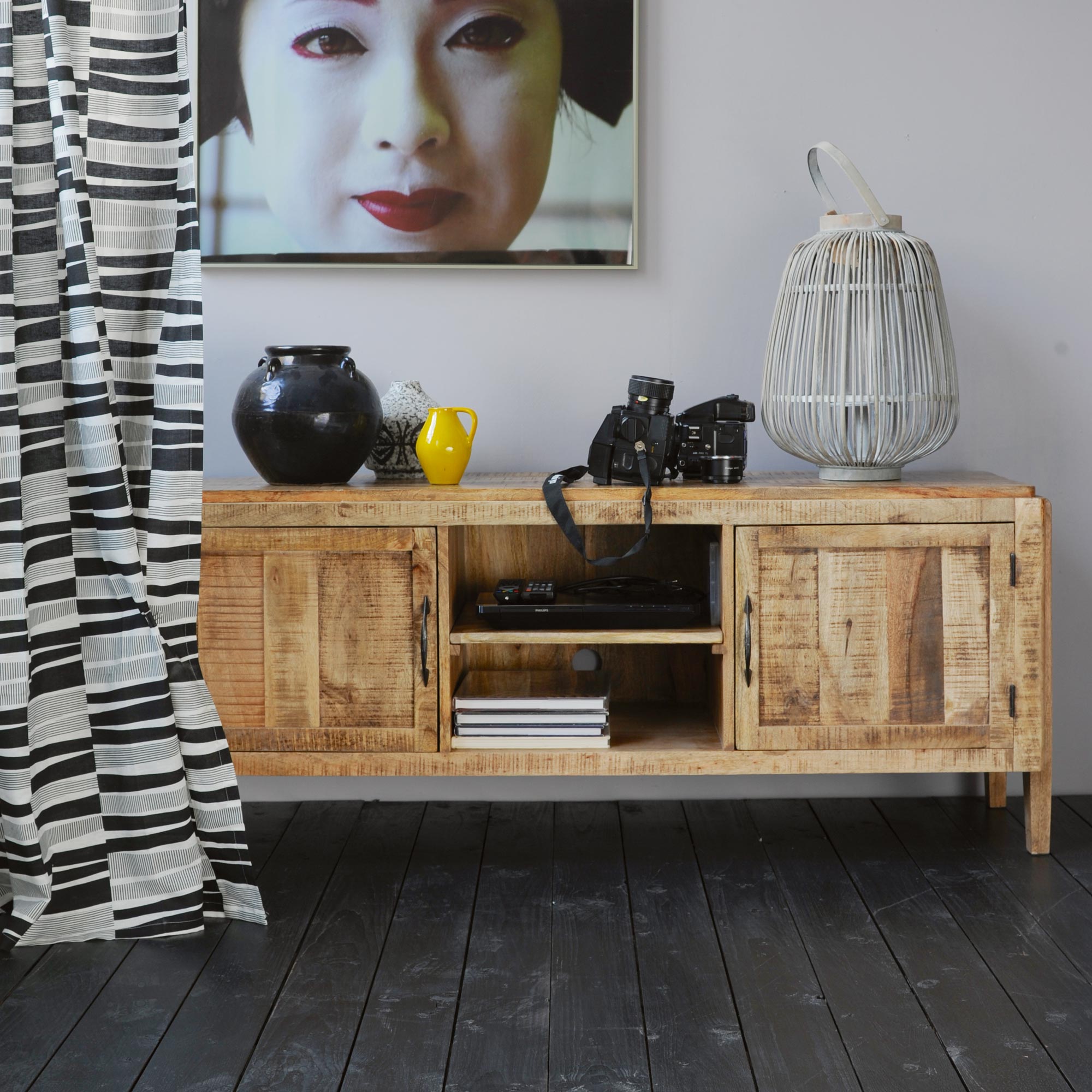 TV-Board 'Mansfield', natur, B 150 cm, H 62 cm, T 50 cm