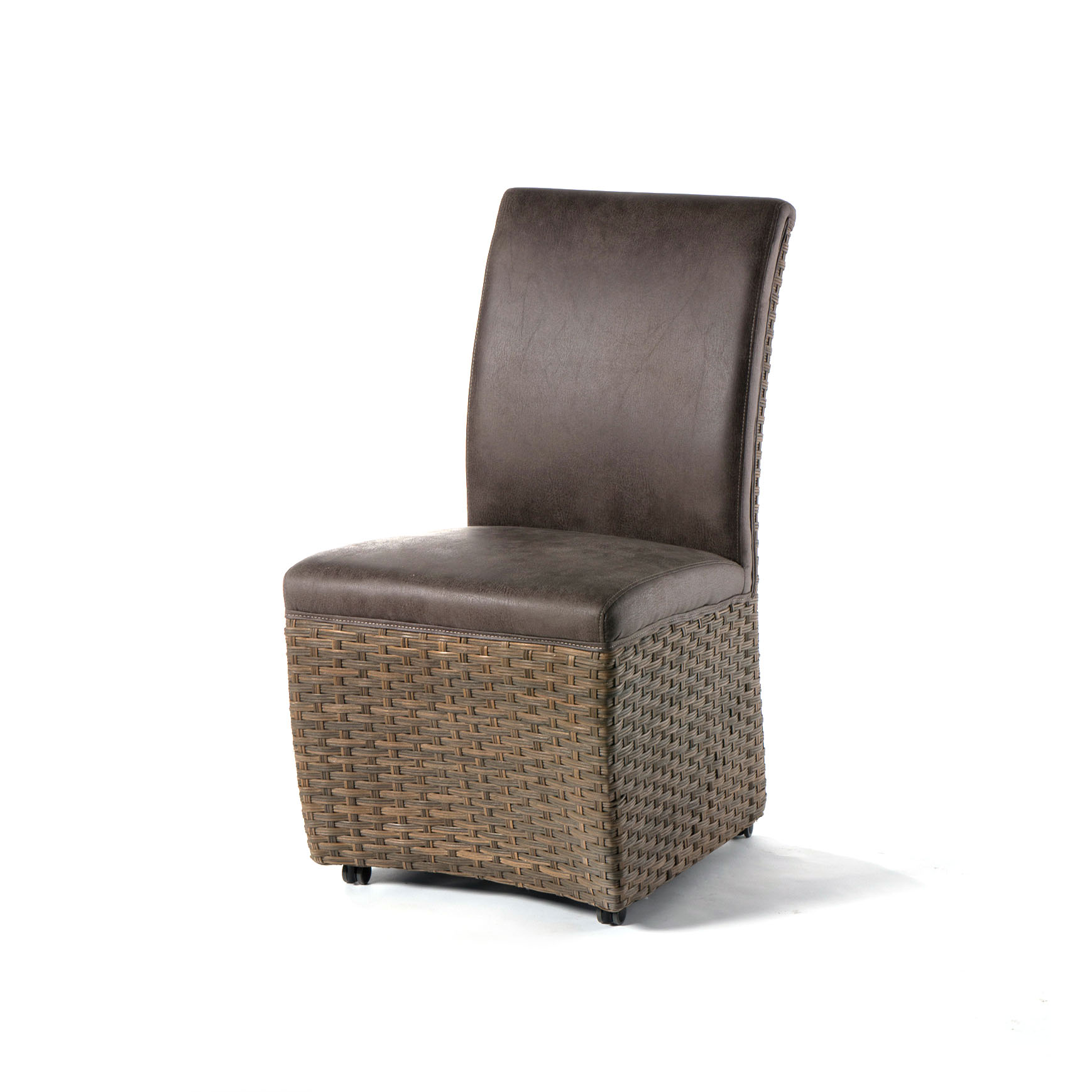 Stuhl 'Gent', natur-braun, B 51 cm, H 95 cm, L 56 cm