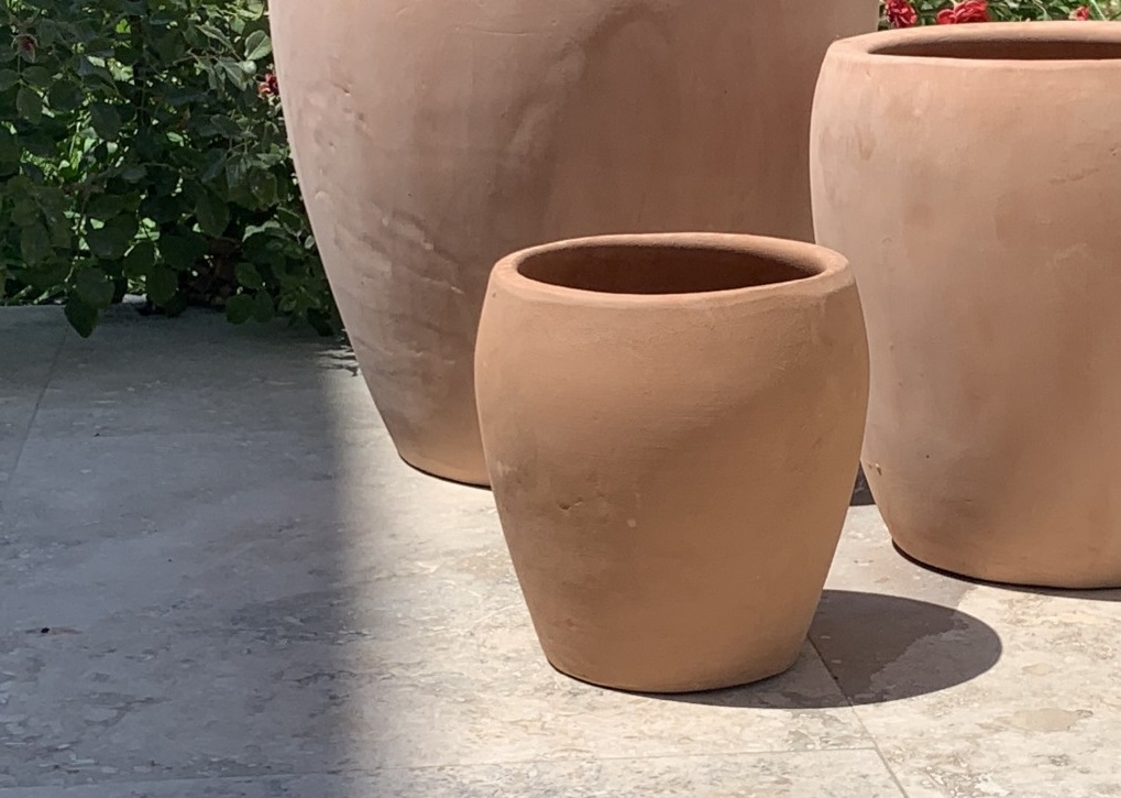 Pflanzkübel, Terrakotta, Ø 18 cm, H 19 cm