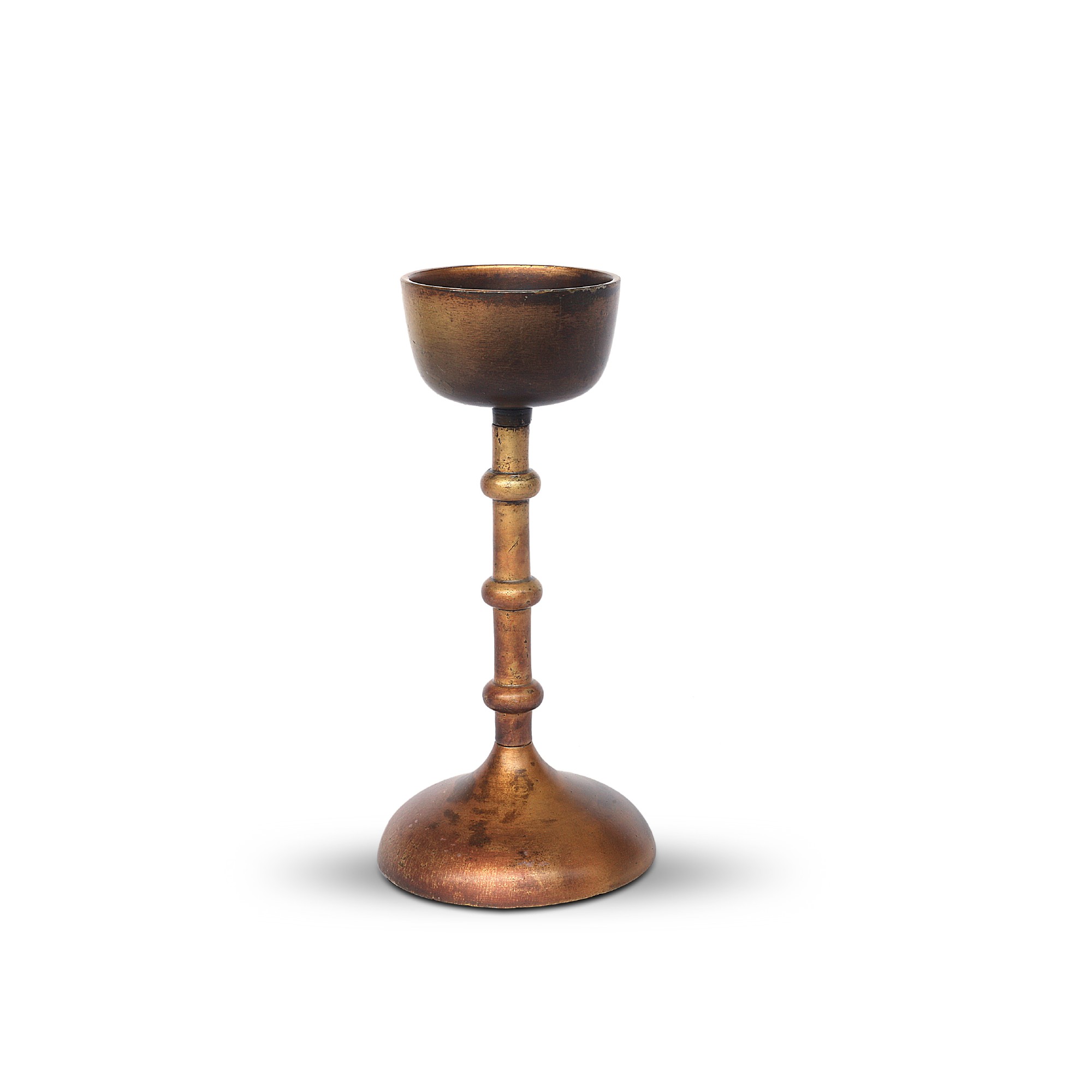 Kerzenständer 'Sartang', antik kupfer, Ø 10 cm, H 20 cm