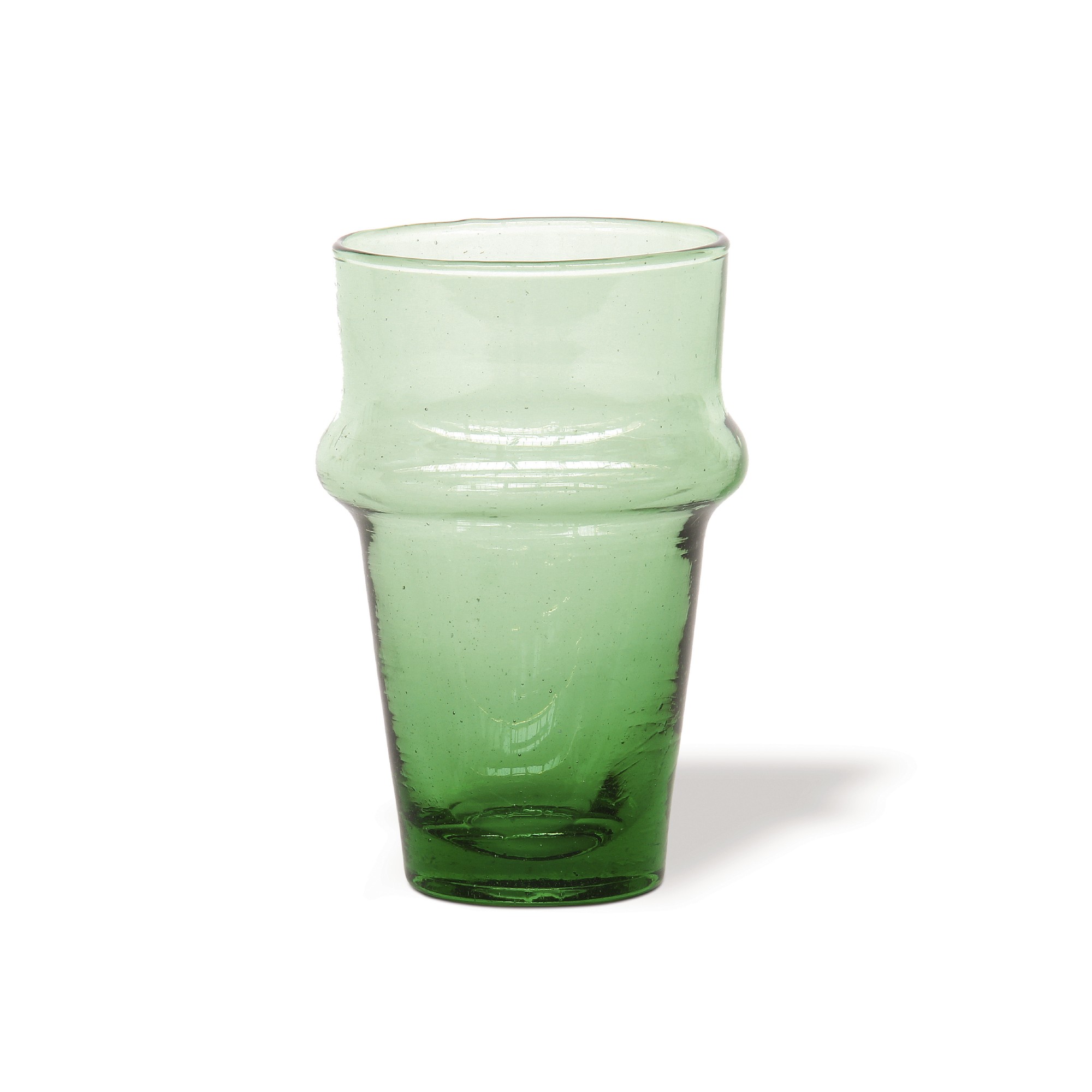 Glasreihe 'Beldi' Glas, grün, Ø 6 cm, H 10,5 cm